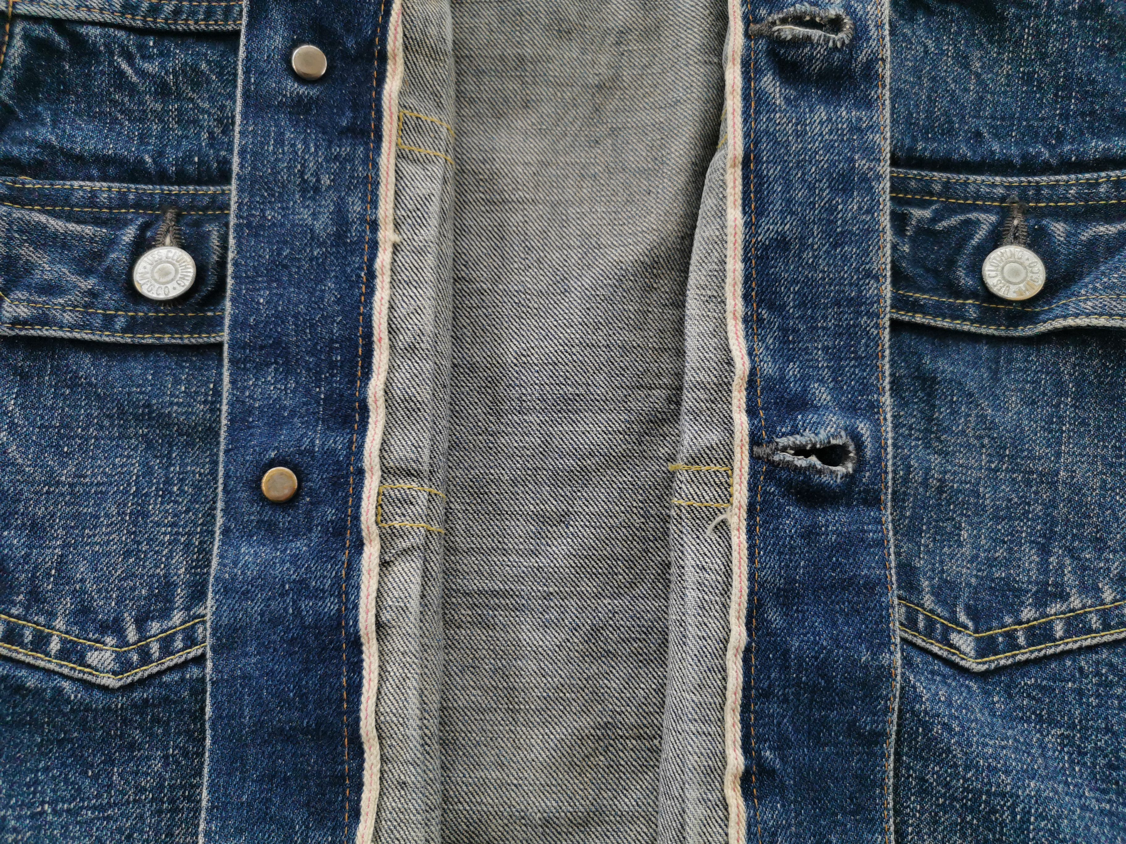 UES Clothing Vintage 90's UES Selvedge Denim Jeans Jacket Size S Size US S / EU 44-46 / 1 - 6 Thumbnail