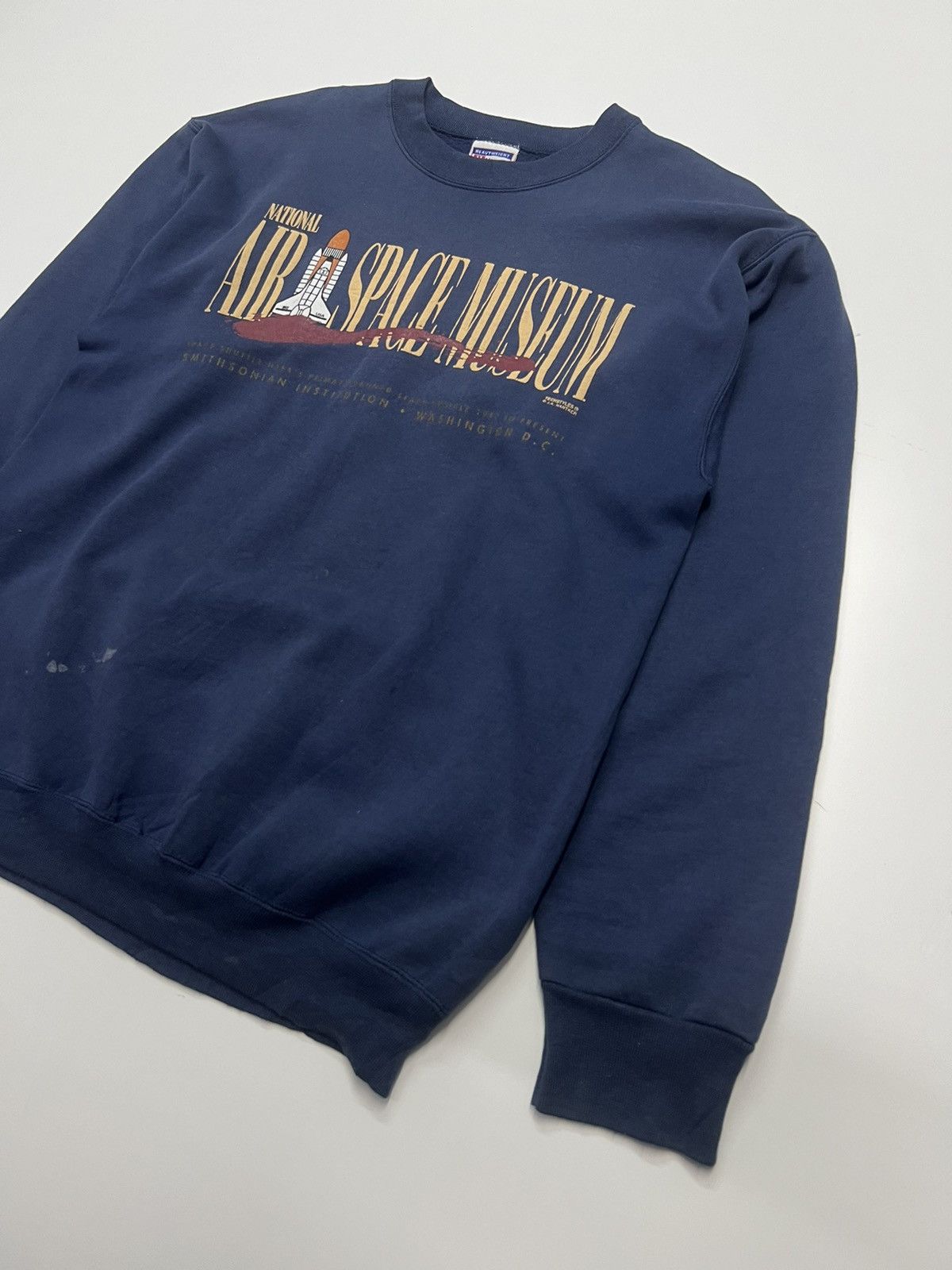 Hanes VINTAGE NATIONAL AIR SPACE MUSEUM SWEATSHIRT Size US L / EU 52-54 / 3 - 3 Thumbnail