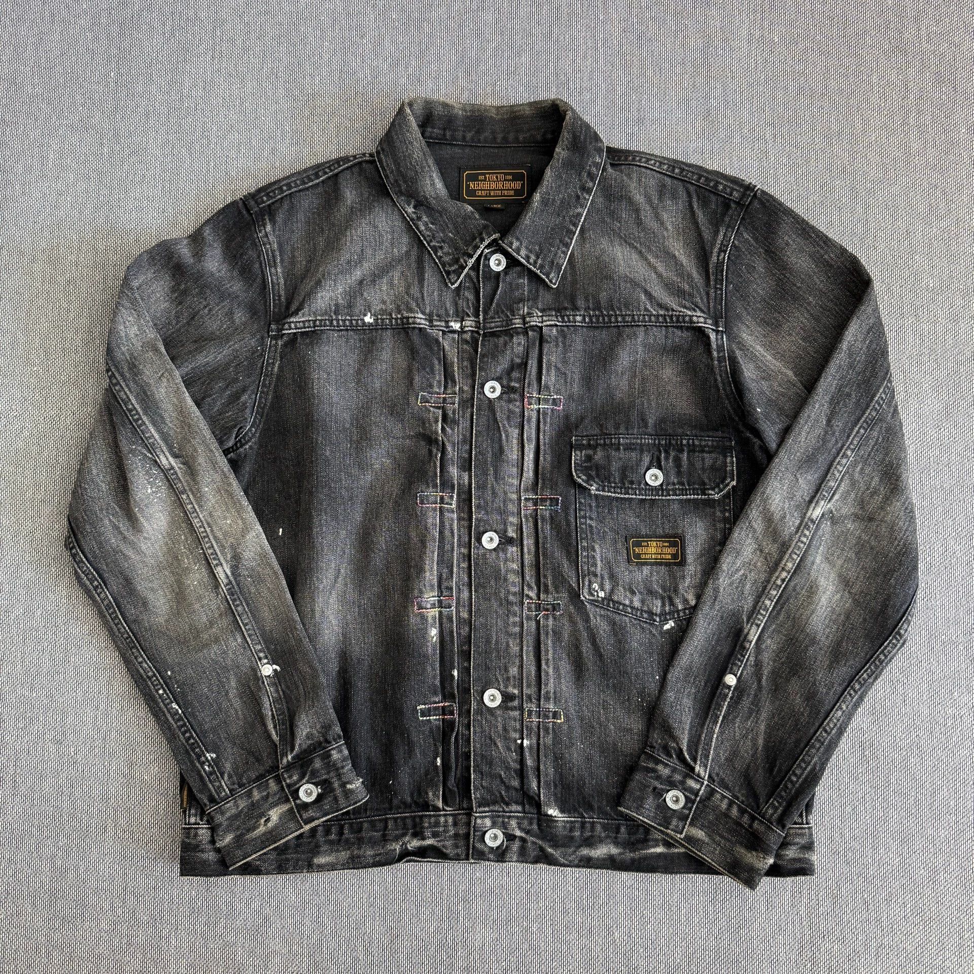 Neighborhood Neighborhood 20ss Stockman Denim Jacket Black L Size US L / EU 52-54 / 3 - 1 Thumbnail
