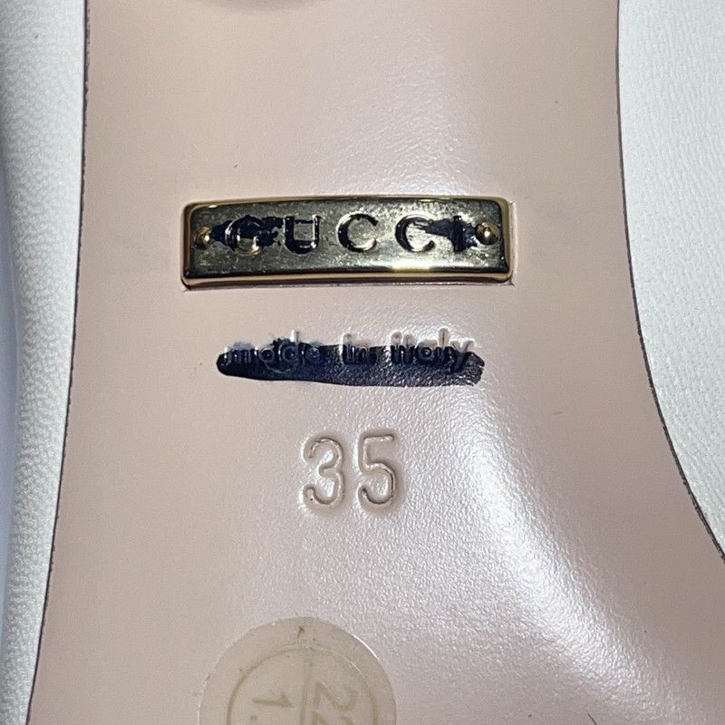 Gucci Gucci White Pointed Toe High Heels - Size US 5 / EU 37 - 5 Thumbnail