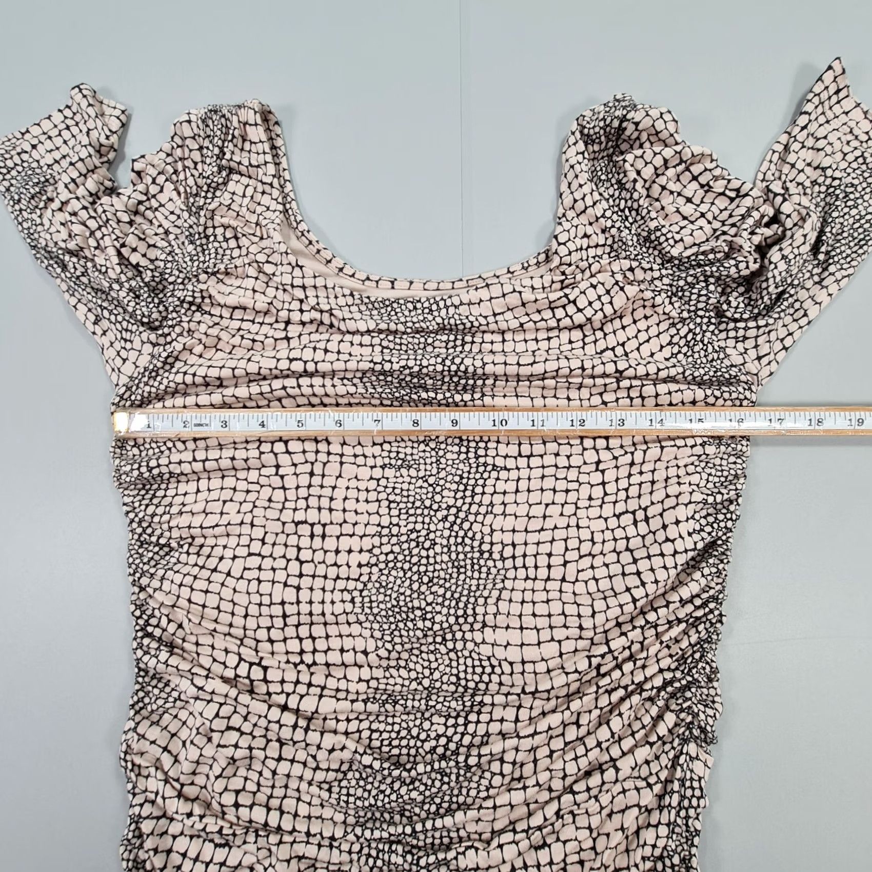 Vintage Alice by Temperley Brown Womens Knee Length Bodycon Dress Size L / US 10 / IT 46 - 5 Thumbnail