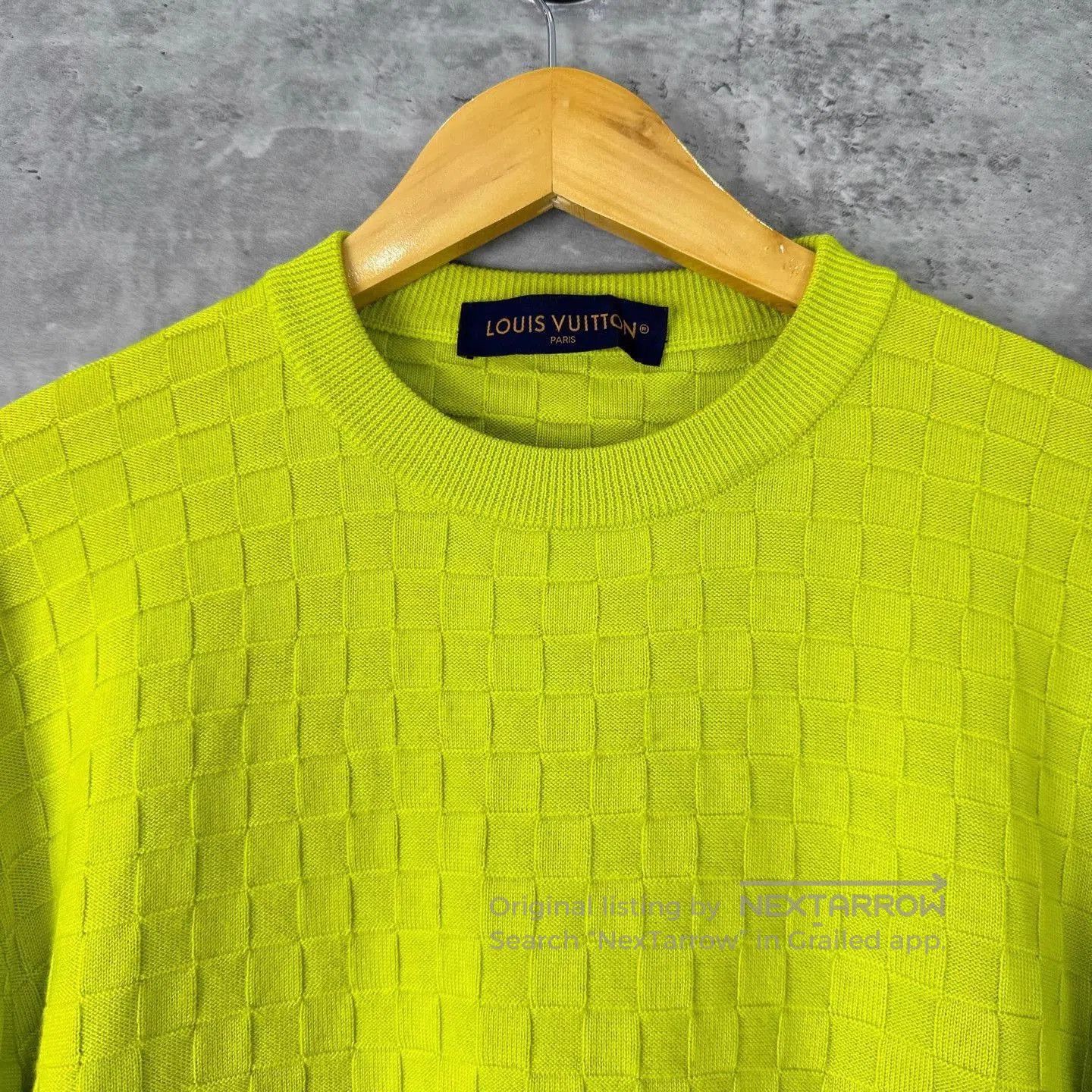 Louis Vuitton Bright Checkered Long Sleeve Sweater. Size US M / EU 48-50 / 2 - 3 Thumbnail