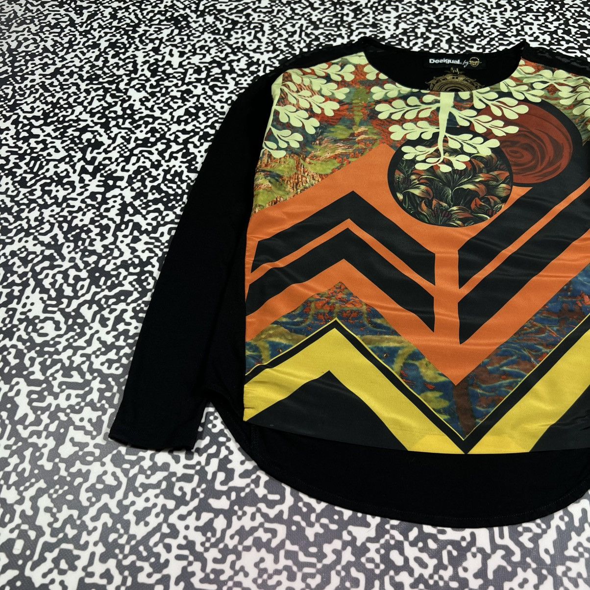 Desigual Vintage Y2K Desigual X Christian Lacroix Abstract Longsleeve Size S / US 4 / IT 40 - 13 Thumbnail