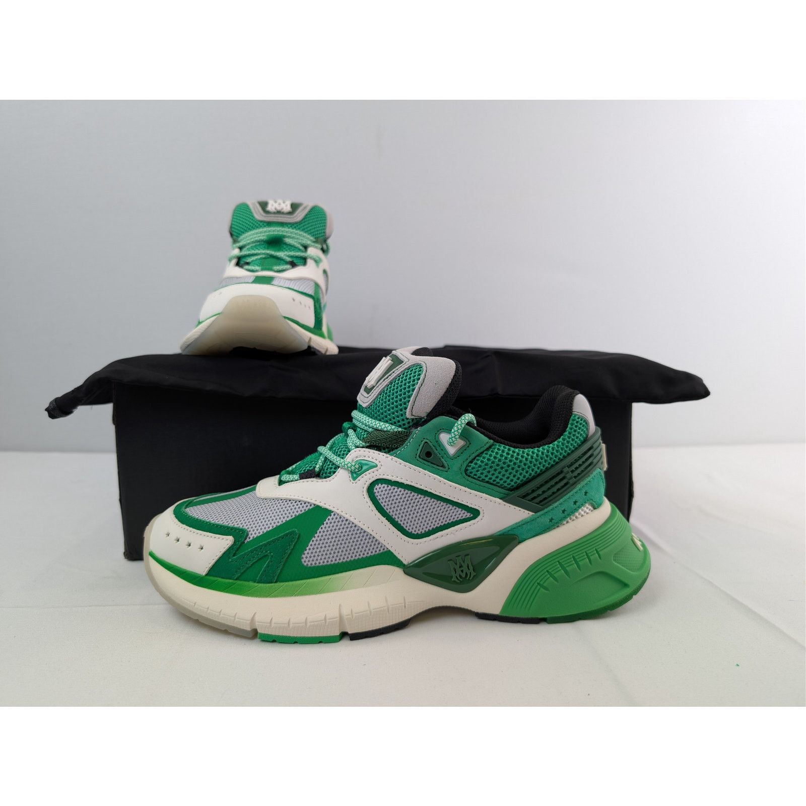 Amiri o1rshd1 MA Runner Sneakers in Green Size US 12 / EU 45 - 20 Thumbnail