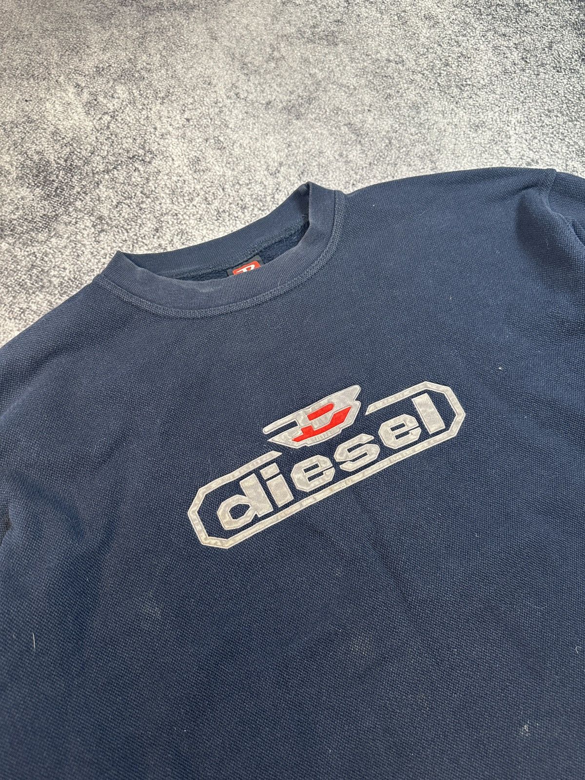 Diesel Y2K Vintage Diesel Big Logo Sweatshirt Avant Garde Opium USA Size US XXL / EU 58 / 5 - 2 Thumbnail