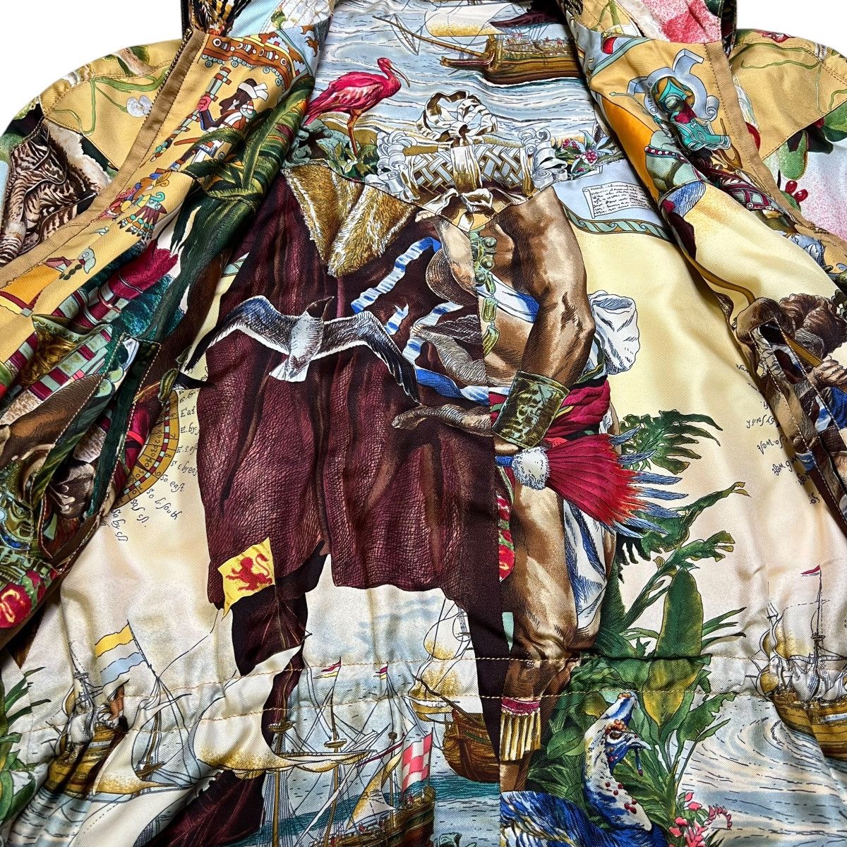 Hermes Hermès 1992 Silk Reversible Jacket - Art by Kermit Oliver Size US M / EU 48-50 / 2 - 7 Thumbnail