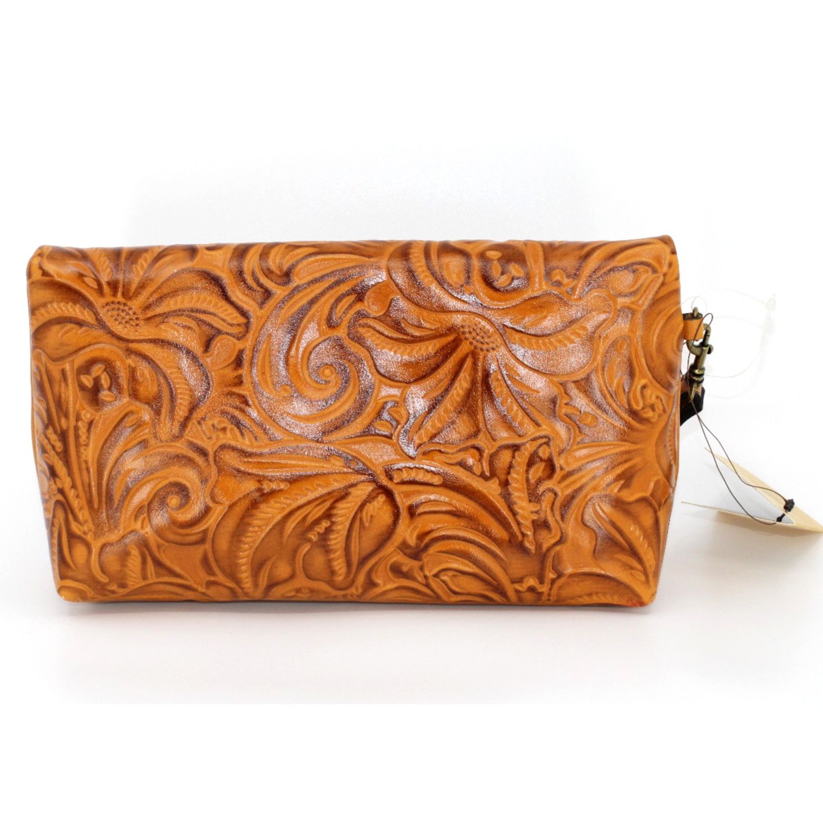 Patricia Nash NWT PATRICIA NASH Valerie Logo Embossed Leather Wristlet Bag Size ONE SIZE - 3 Thumbnail