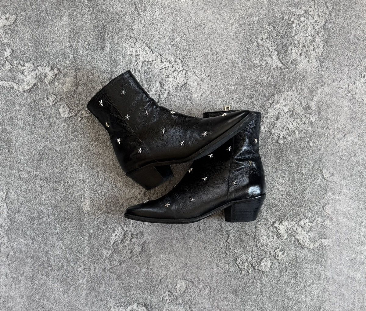 Zadig & Voltaire Zadig & Voltaire tyler pointed tor star studded ankle boots Size US 9 / IT 39 - 1 Thumbnail