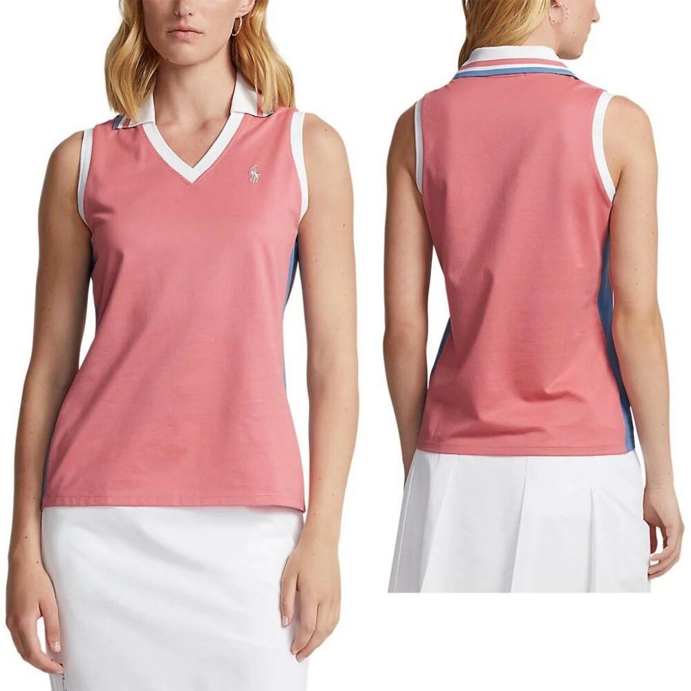 Ralph Lauren NWT New $99 RLX Ralph Lauren Sleeveless Rose Golf Shirt Siz Size XL / US 12-14 / IT 48-50 - 1 Thumbnail