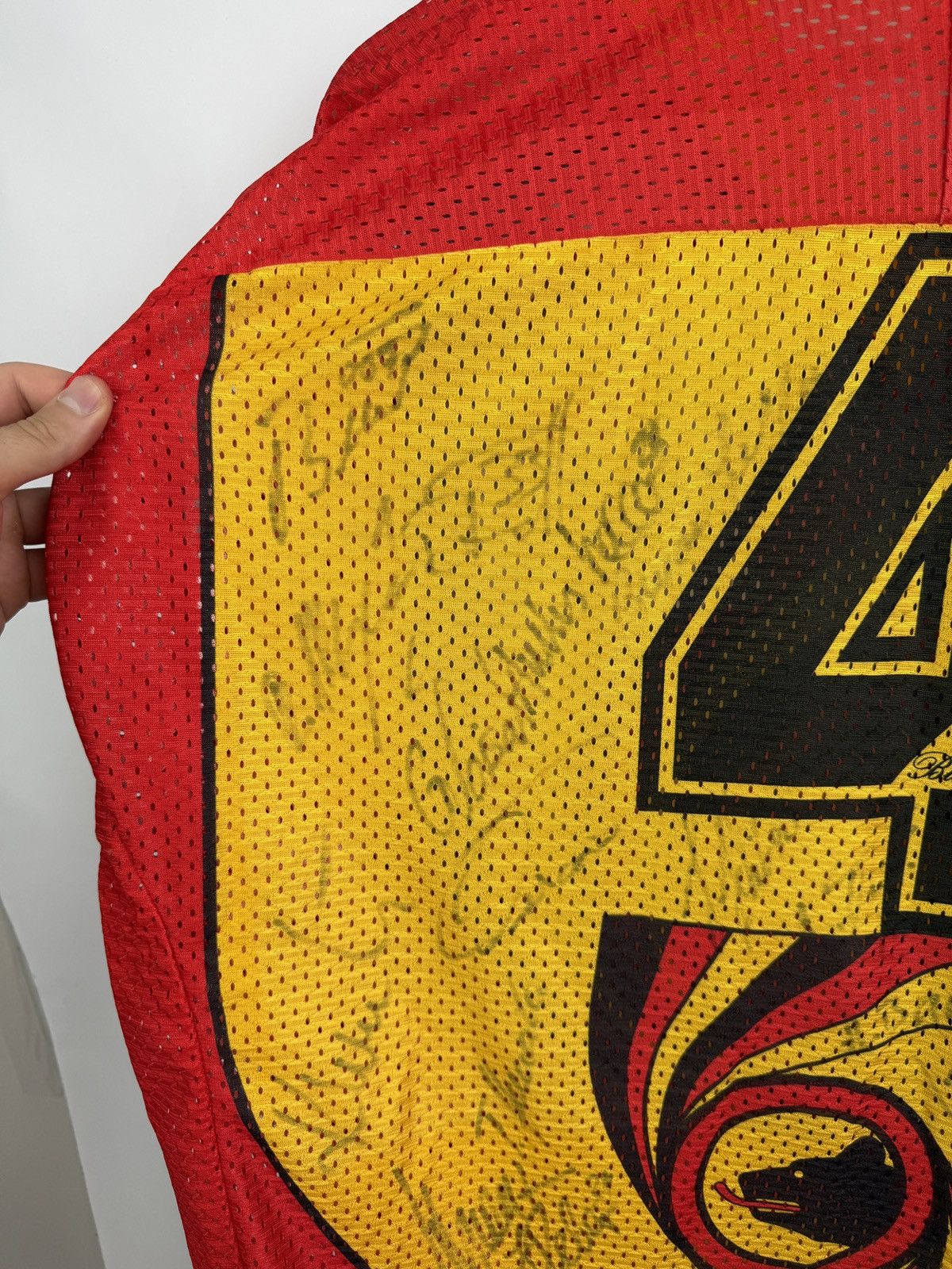 NHL 🇨🇭 Vintage 90s SC Bern Switzerland Hockey Jersey Team Signed Size US XXL / EU 58 / 5 - 13 Thumbnail