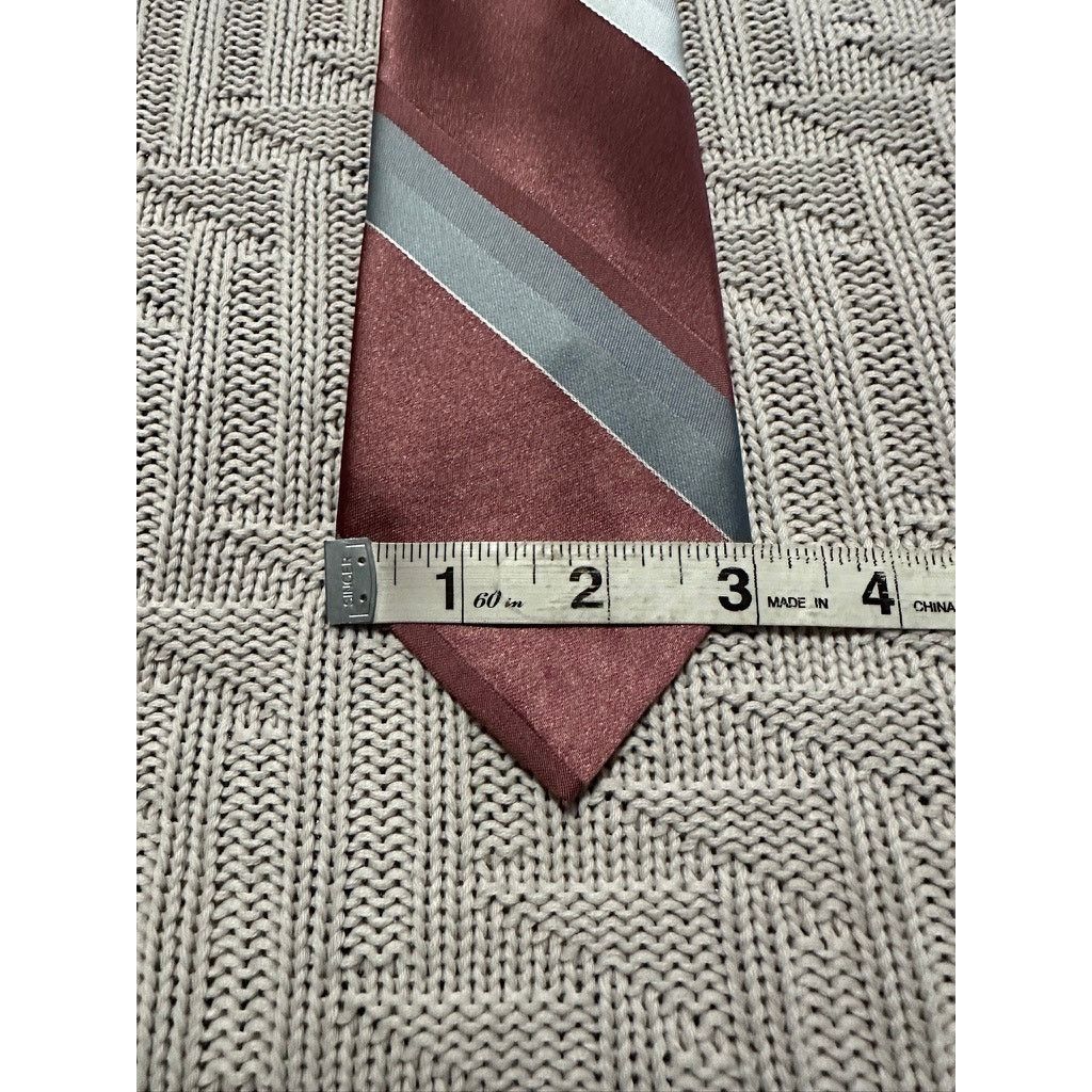 Guy Laroche Vintage Guy Laroche mauve pink and silver striped tie Size ONE SIZE - 5 Thumbnail