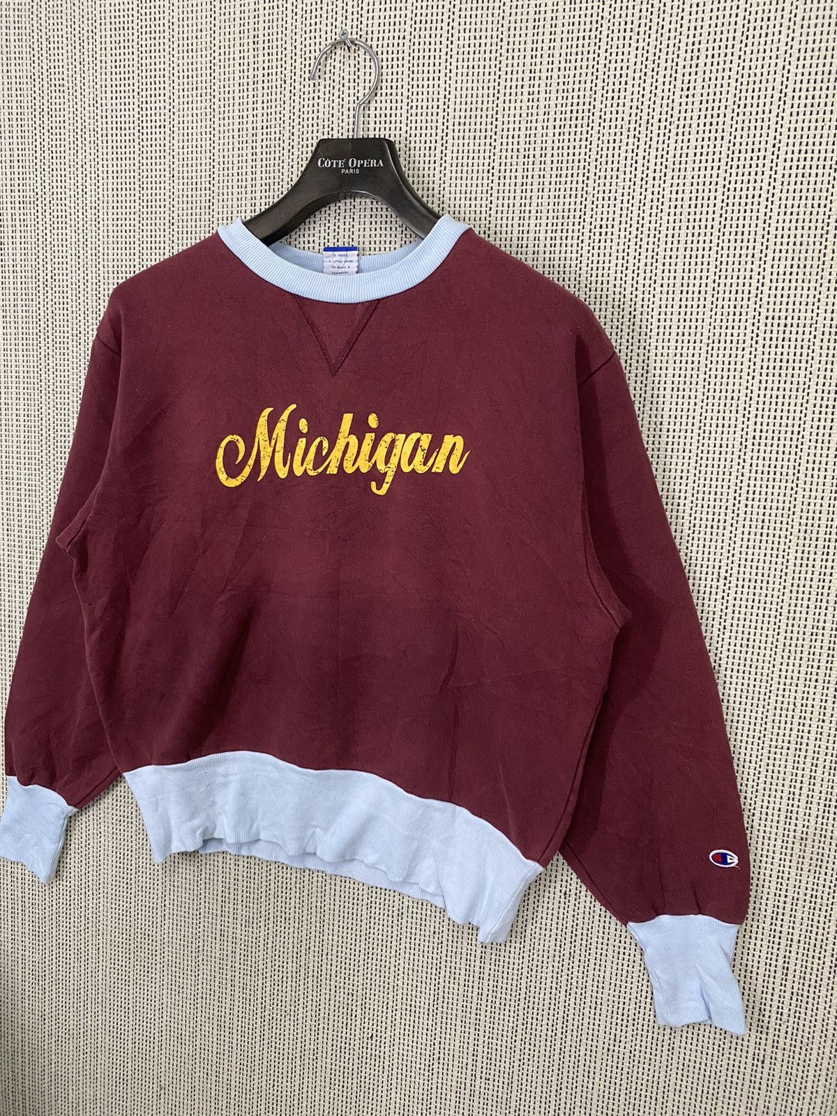 Champion × Vintage Vintage champion machigan sweatshirt crewneck pullover Size US L / EU 52-54 / 3 - 3 Thumbnail