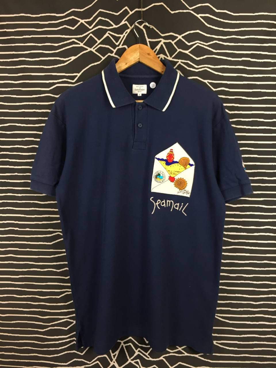 Jean Charles De Castelbajac Jean Charles De Castelbajac Sport Seamail Logo Polo Shirt Size US L / EU 52-54 / 3 - 1 Thumbnail