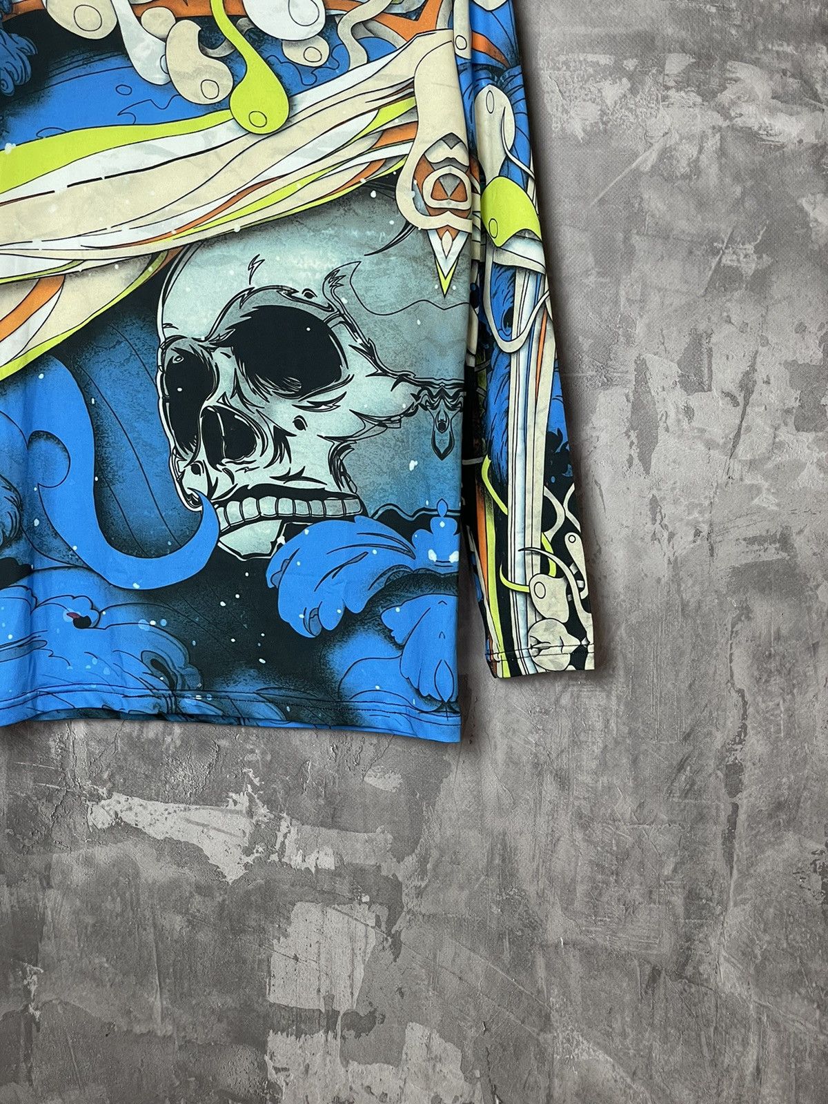 Affliction × Ed Hardy × Vintage Rare Mma Elite Thermal Longsleeve Y2K Affliction Style Size M / US 6-8 / IT 42-44 - 5 Thumbnail