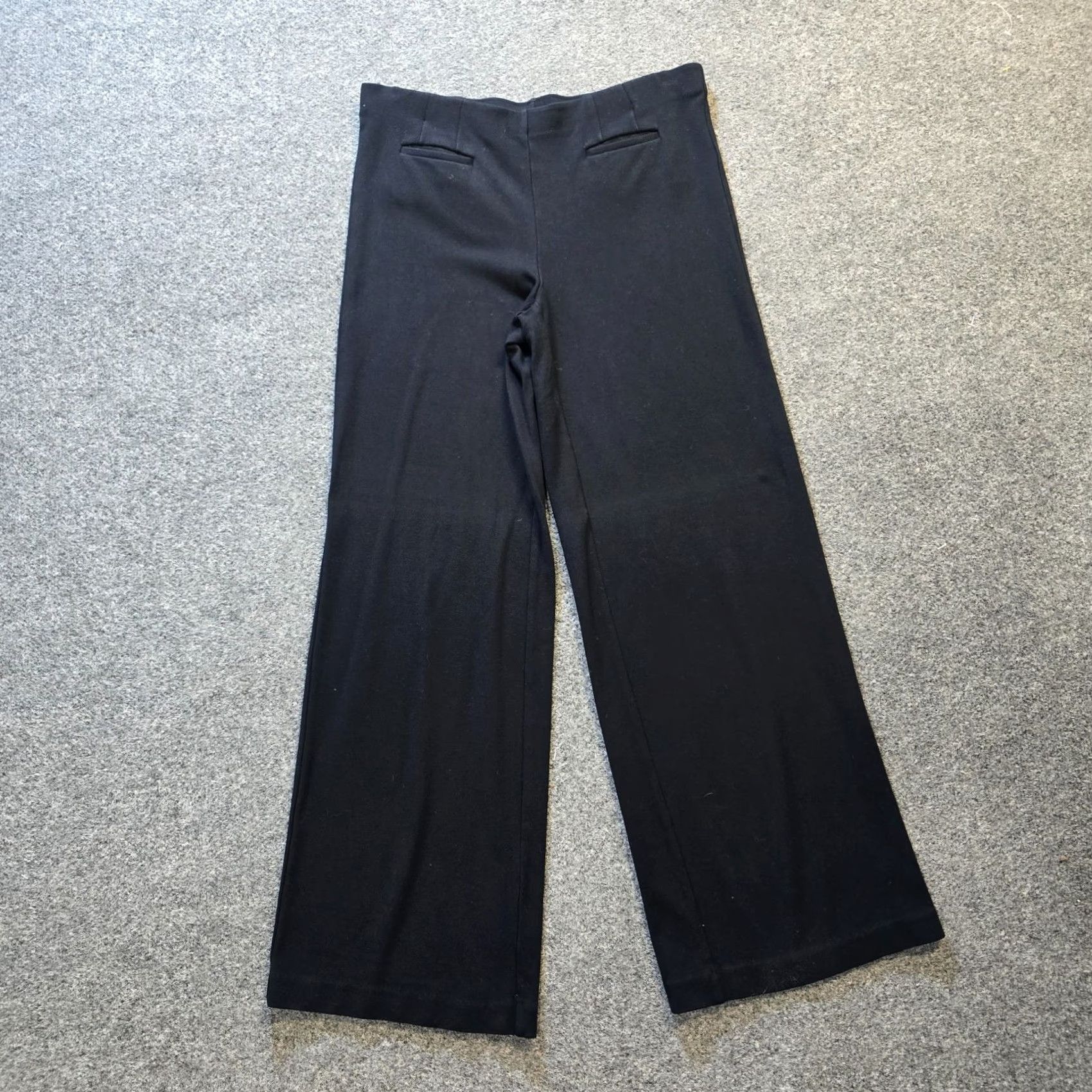 J. Jill J. Jill Pants Womens Small Black Wide Leg Ponte Stretch Capsule Minimal Casual Shirt Size 28" / US 6 / IT 42 - 2 Thumbnail