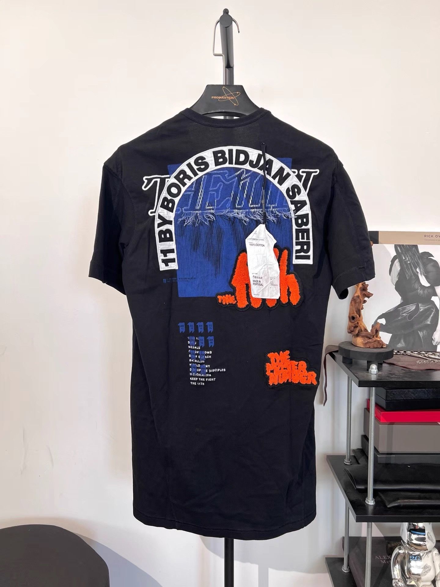 11 By Boris Bidjan Saberi 11by BBS TS3 Embroidered Short Sleeve T-Shirt K35 Size US M / EU 48-50 / 2 - 1 Thumbnail