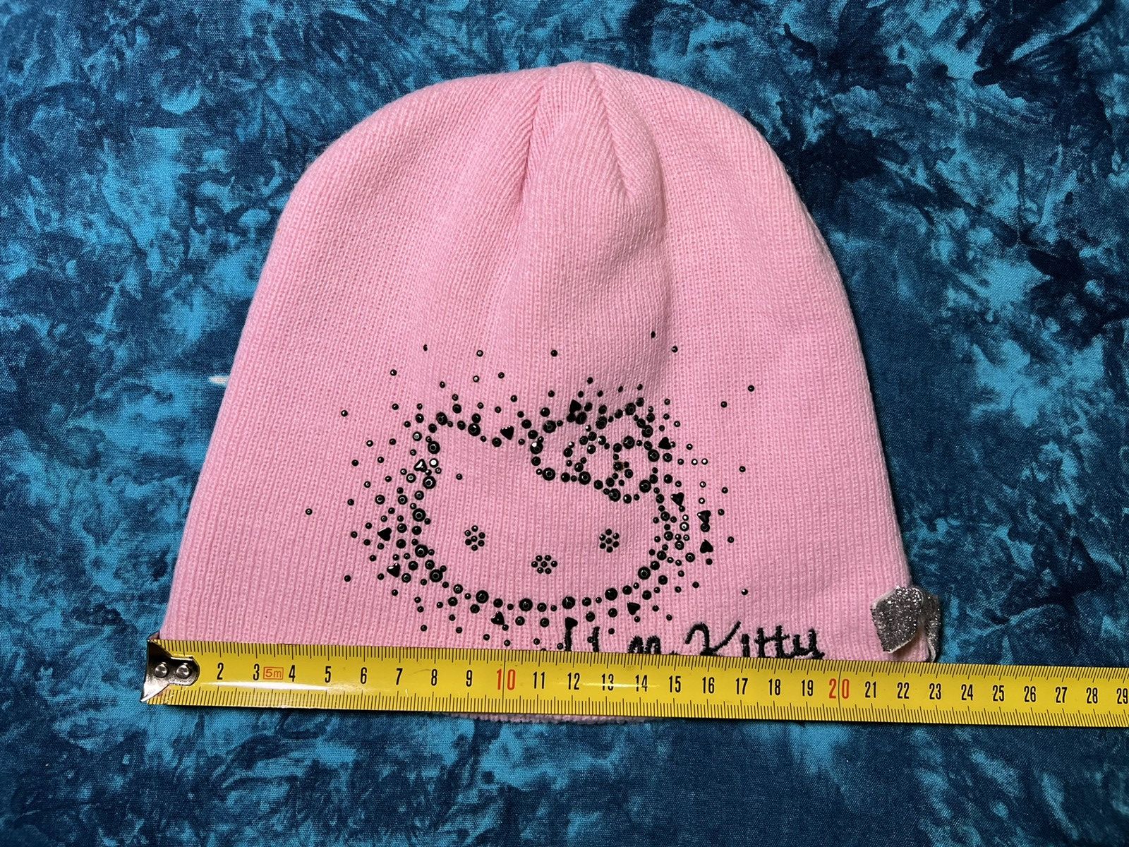 Japanese Brand Y2k Hello Kitty Beanie Hat Hello Bunny Big Logo Size ONE SIZE - 6 Thumbnail