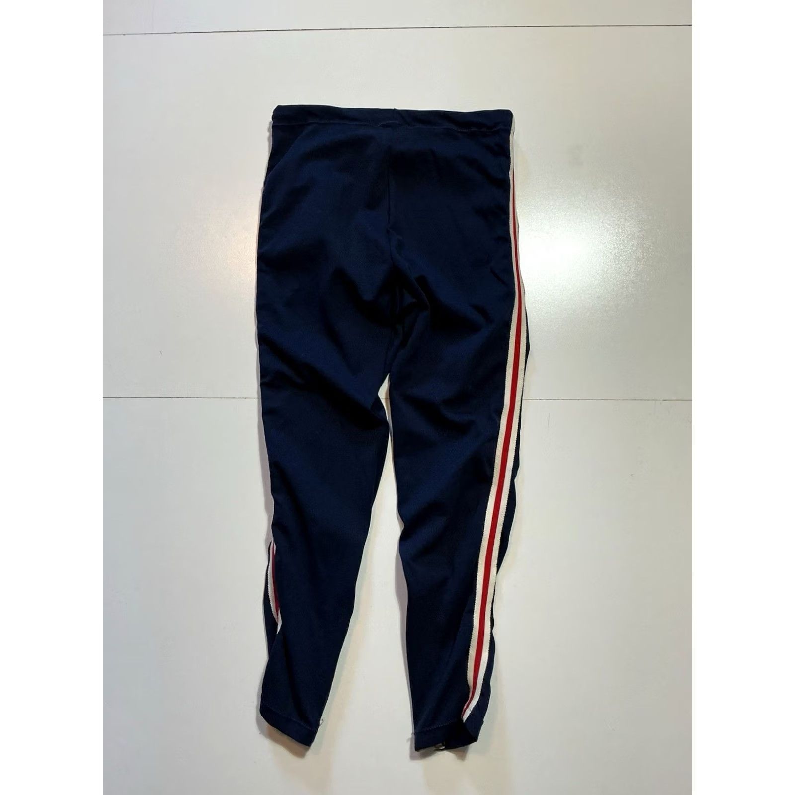 Champion VINTAGE Champion Track Pants Nylon Striped Navy Blue Made In USA M Men Size US 31 - 3 Thumbnail