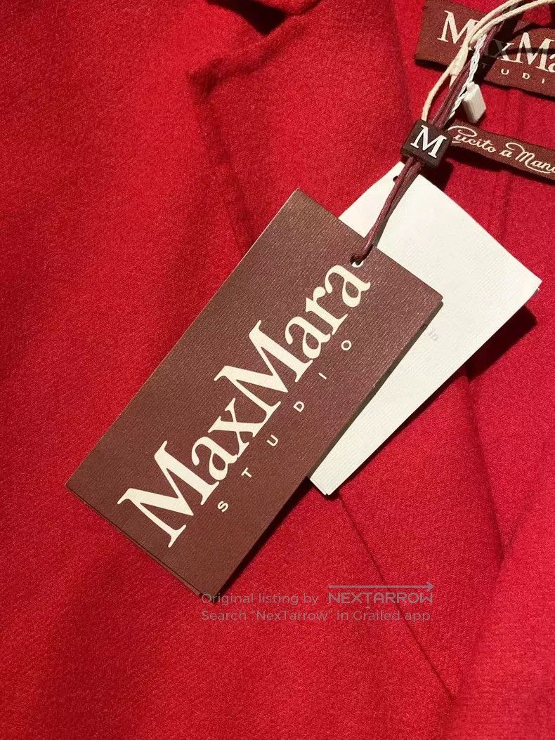 Max Mara Max Mara Wool red belt coat Size S / US 4 / IT 40 - 7 Thumbnail