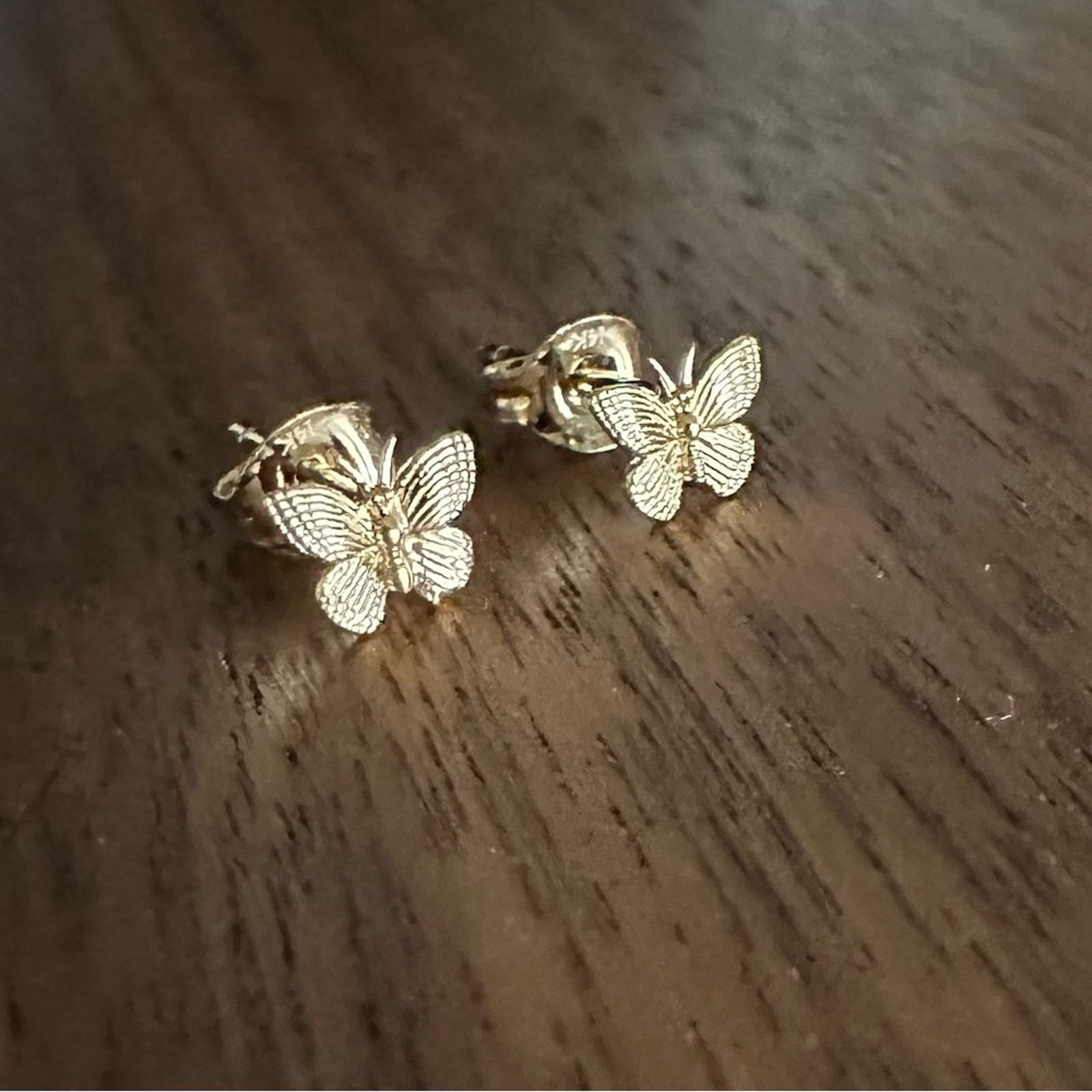 Other 14K Solid Gold Butterfly Earrings 🦋 Size ONE SIZE - 4 Thumbnail