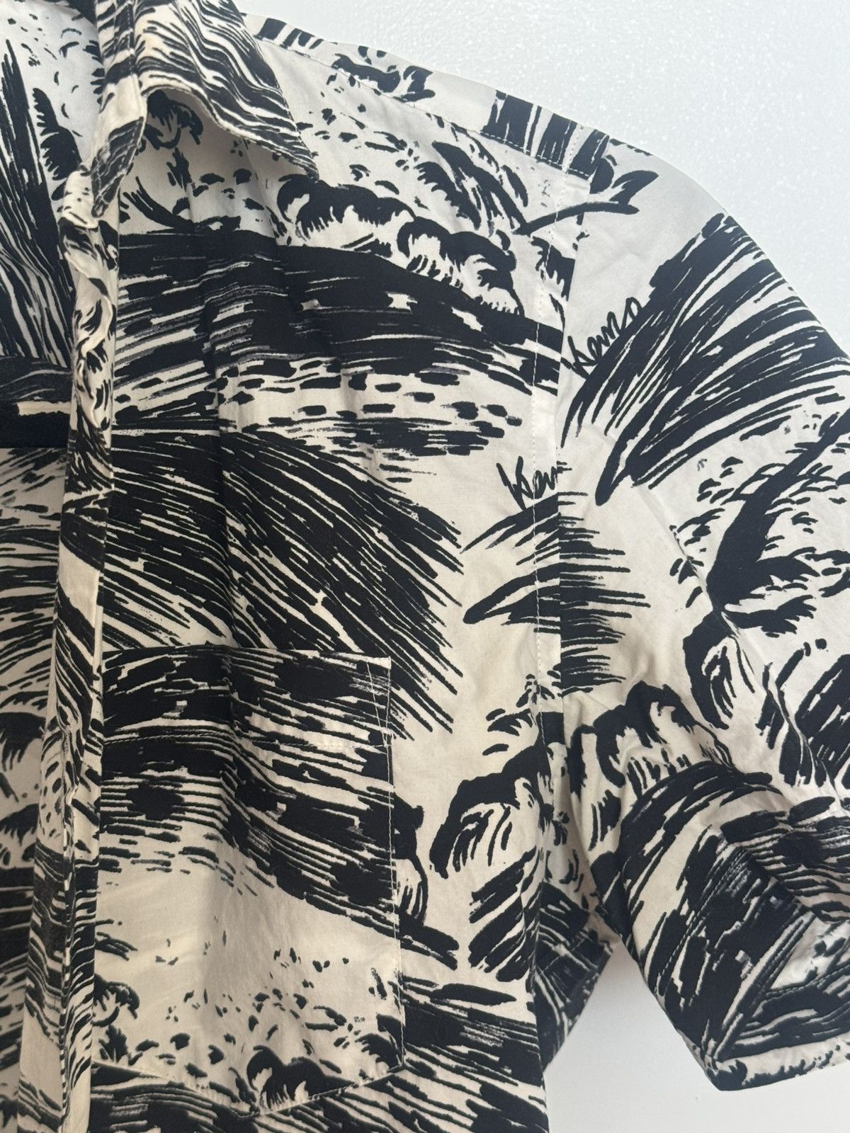 Kenzo Kenzo wave collection shirt Size US M / EU 48-50 / 2 - 2 Thumbnail
