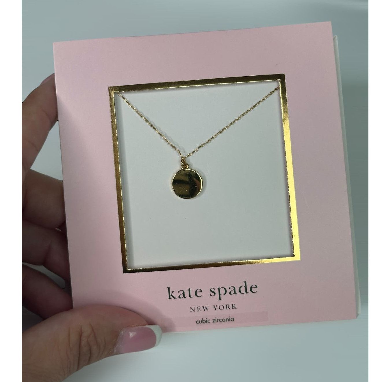 Kate Spade Kate Spade T Initial Pave Initial Mini Pendant Necklace Size ONE SIZE - 3 Thumbnail