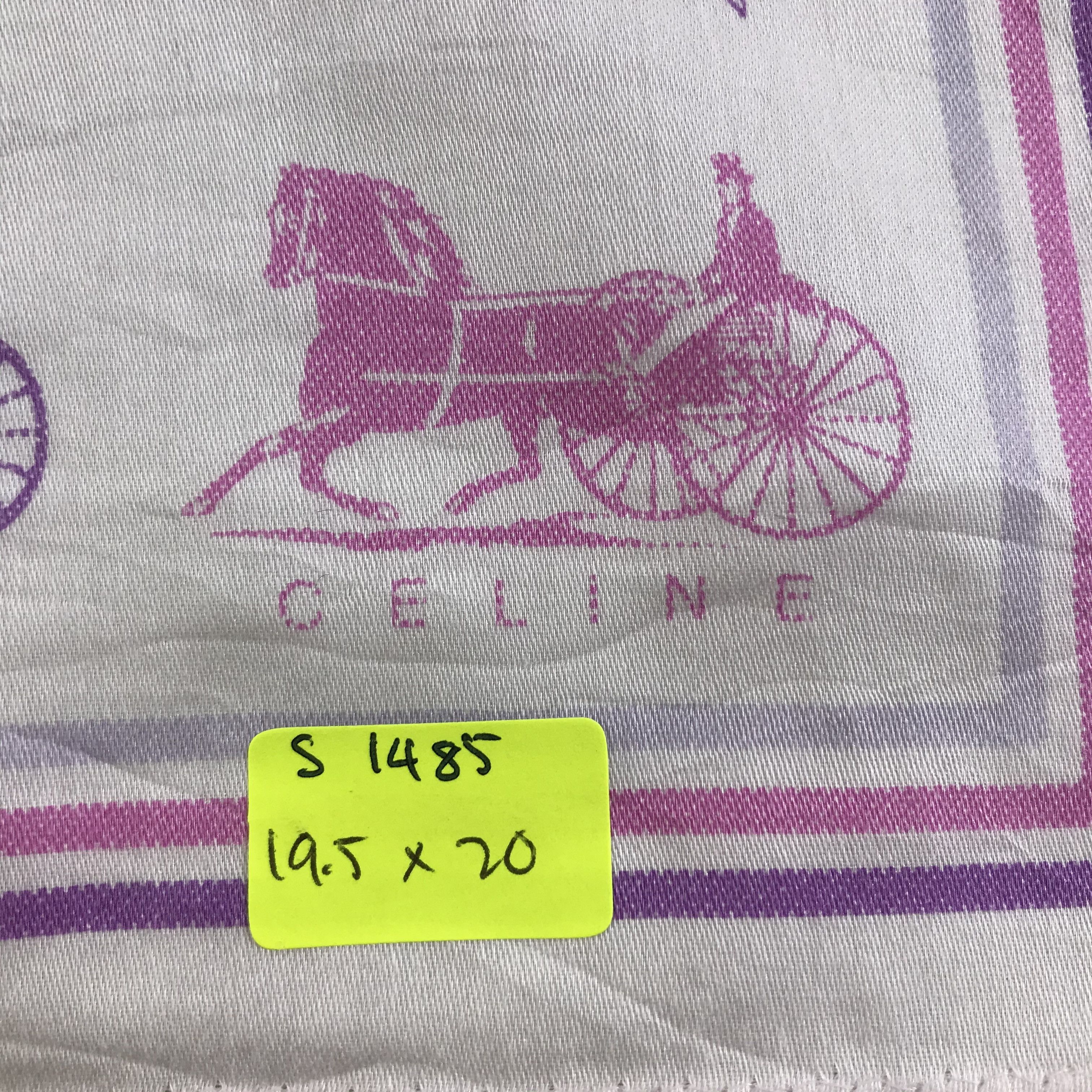 Celine × Vintage Celine Bandana / Handkerchief / Neckerchief - S1485 Size ONE SIZE - 5 Thumbnail