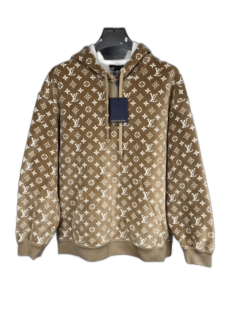 Louis Vuitton Louis Vuitton Logo Plush Hoodie New with Tags-yf Size US XL / EU 56 / 4 - 1 Thumbnail