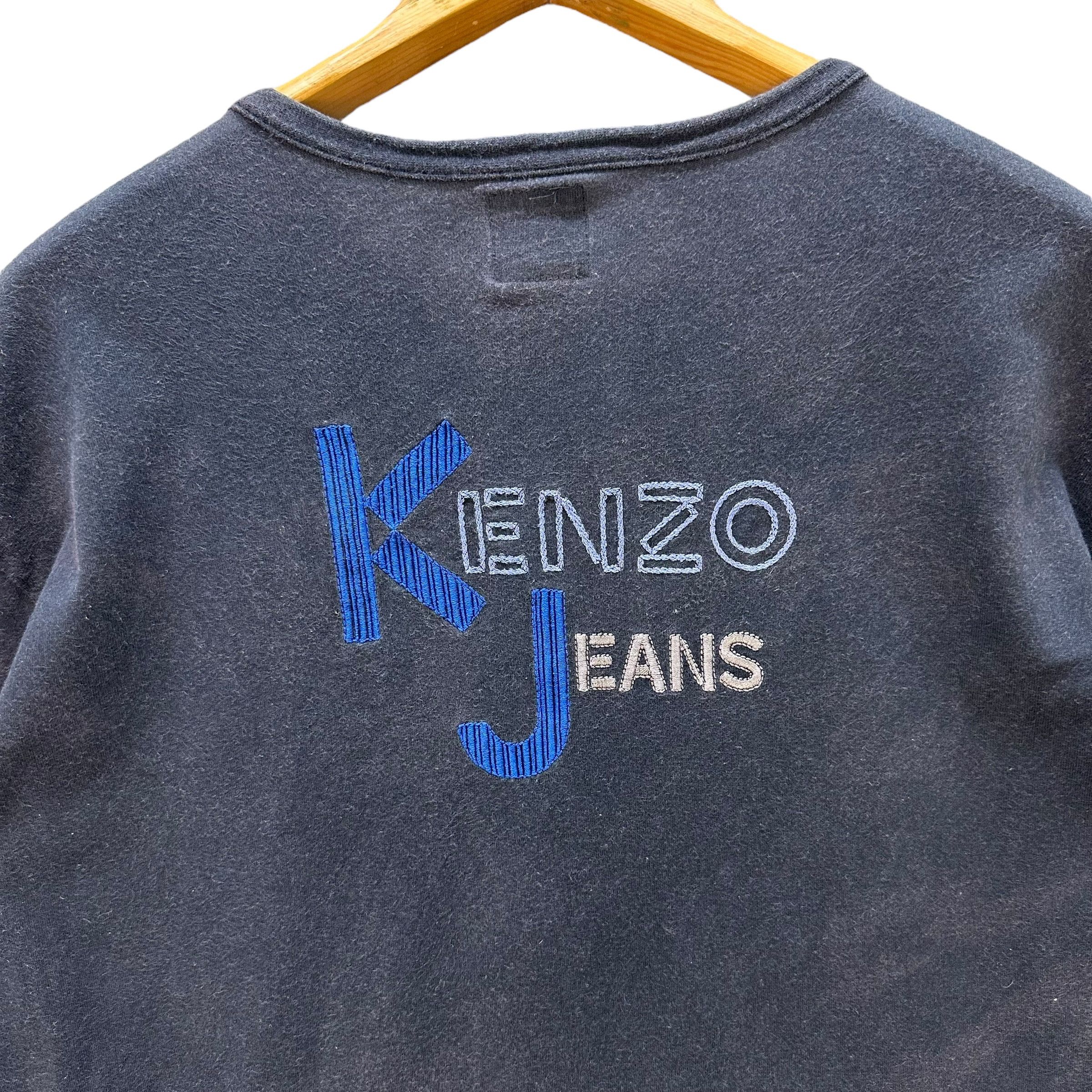 Kenzo Kenzo Jeans Big Logo Tee #9204-69 Size US M / EU 48-50 / 2 - 2 Thumbnail
