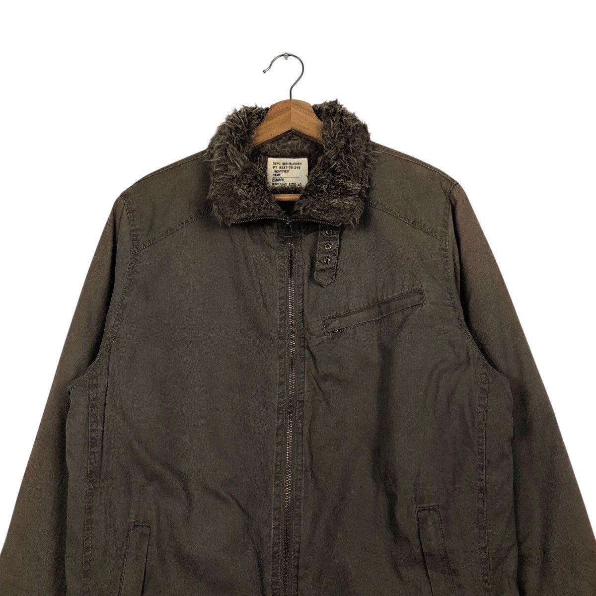 Japanese Brand × Vintage 📌Vintage Military Biker Jacket Burden Blanket Parka Style Size US M / EU 48-50 / 2 - 4 Thumbnail