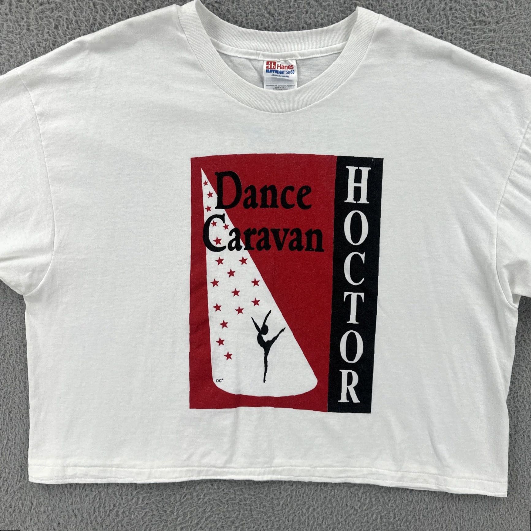 Hanes VINTAGE Hanes Shirt XL White 1990s Cropped Single Stitch USA Made Women's Sportswear Beach Style Mens Womens Girls Size XL / US 12-14 / IT 48-50 - 4 Thumbnail