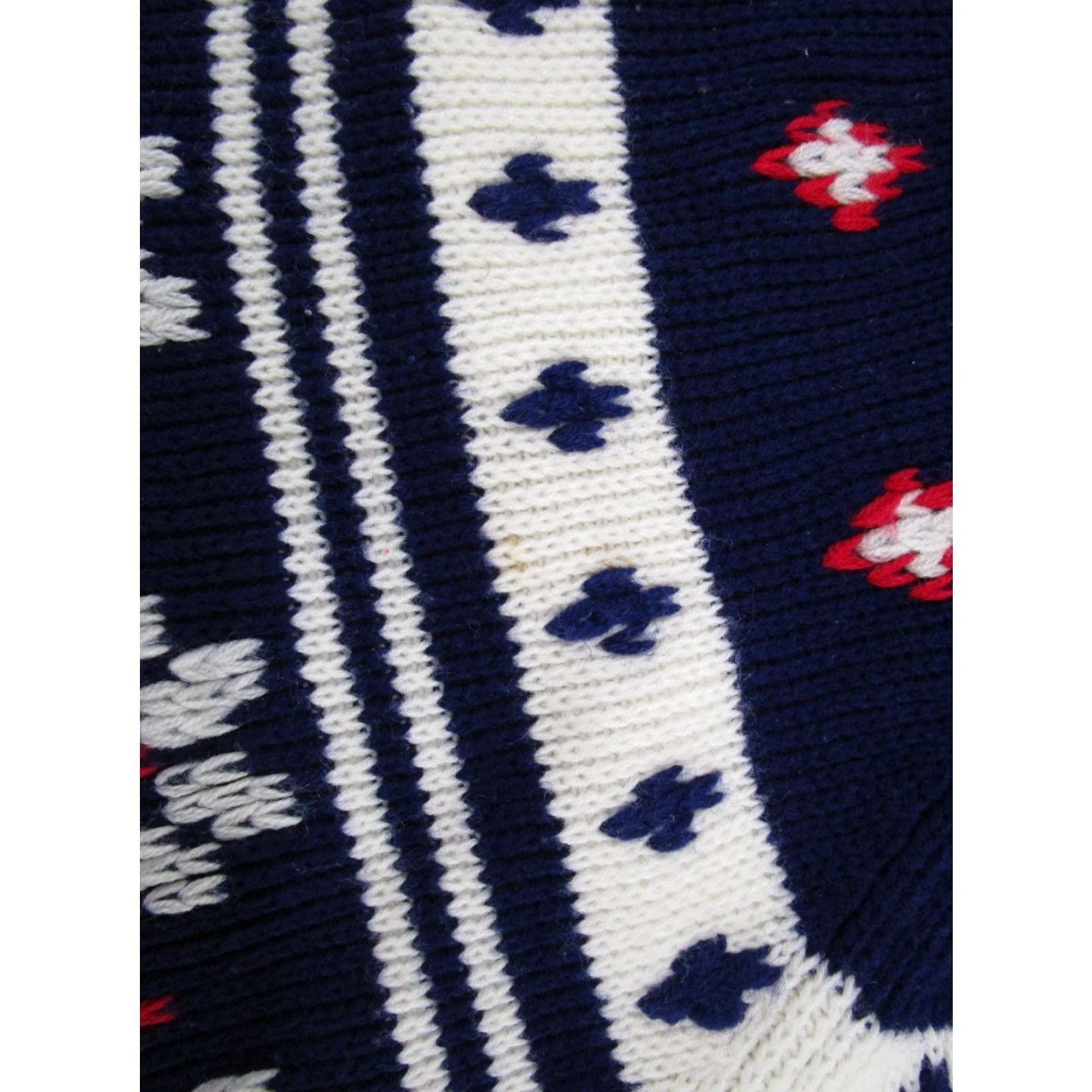 JCPenney VINTAGE JCPenney Womens Sweater Size L Geometric Holiday Christmas Retro Grandma Size L / US 10 / IT 46 - 3 Thumbnail