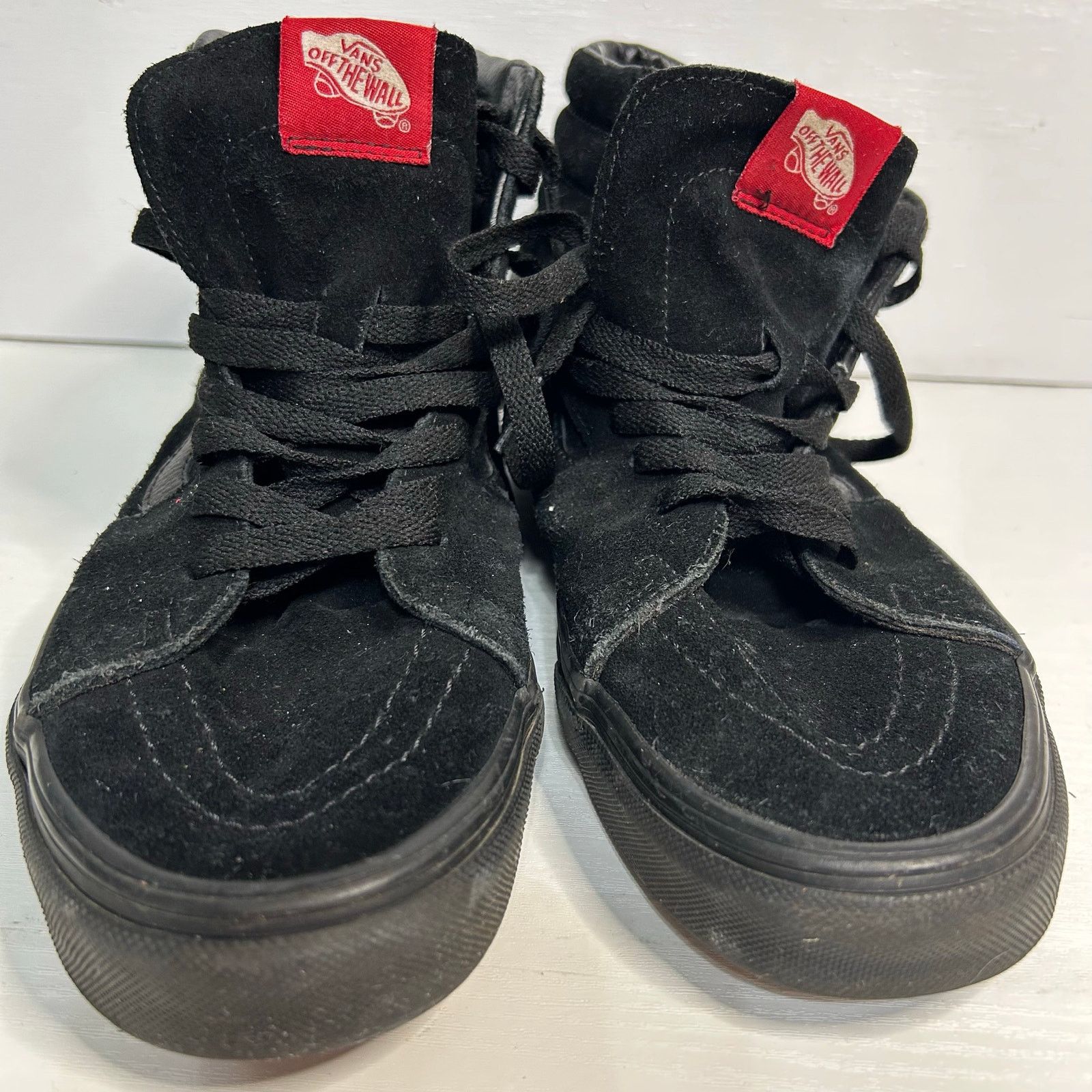 Vans Vans Sk8-Hi Black Suede High Tops Men’s 8 Women’s 9.5 Size US 8 / EU 41 - 1 Thumbnail