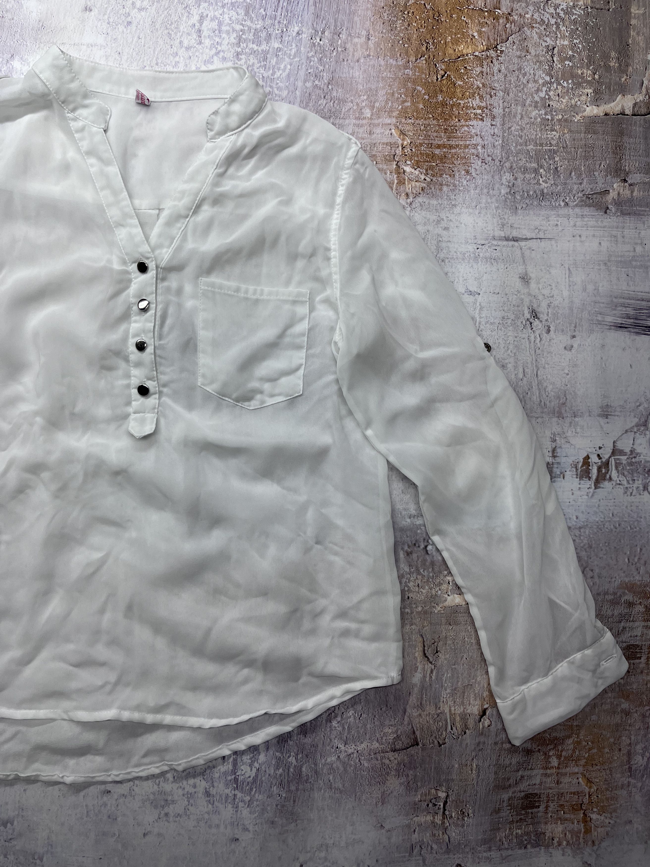 Vintage Vintage Mesh Blouse Long Sleeve Women’s Size S/M Size S / US 4 / IT 40 - 2 Thumbnail