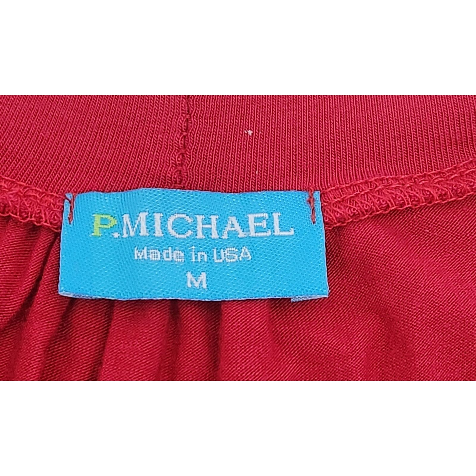 Other P. Michael Red Arkansas Razorbacks Logo Draped Cardigan M Size M / US 6-8 / IT 42-44 - 4 Thumbnail