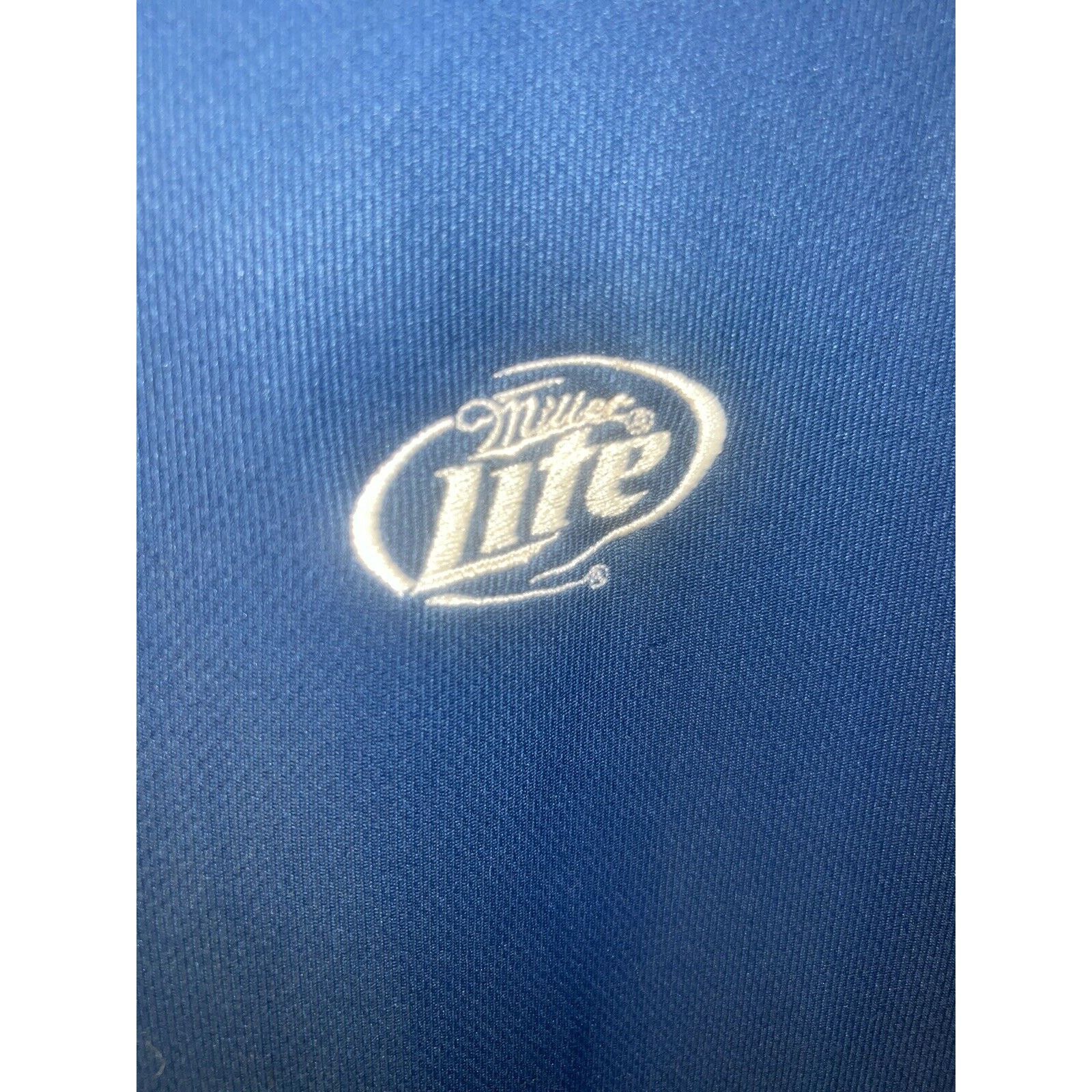 Nike Nike Dri-Fit Polo Shirt Miller Lite Golf Blue Mens Large Size US L / EU 52-54 / 3 - 3 Thumbnail