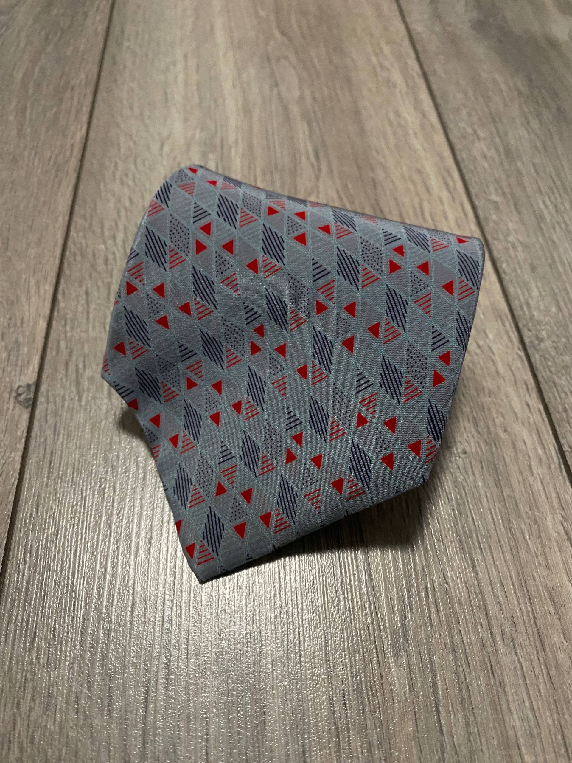 Christian Dior Monsieur Christian Dior Tie Paris Rhombus Monogram 100% Silk Size ONE SIZE - 1 Thumbnail