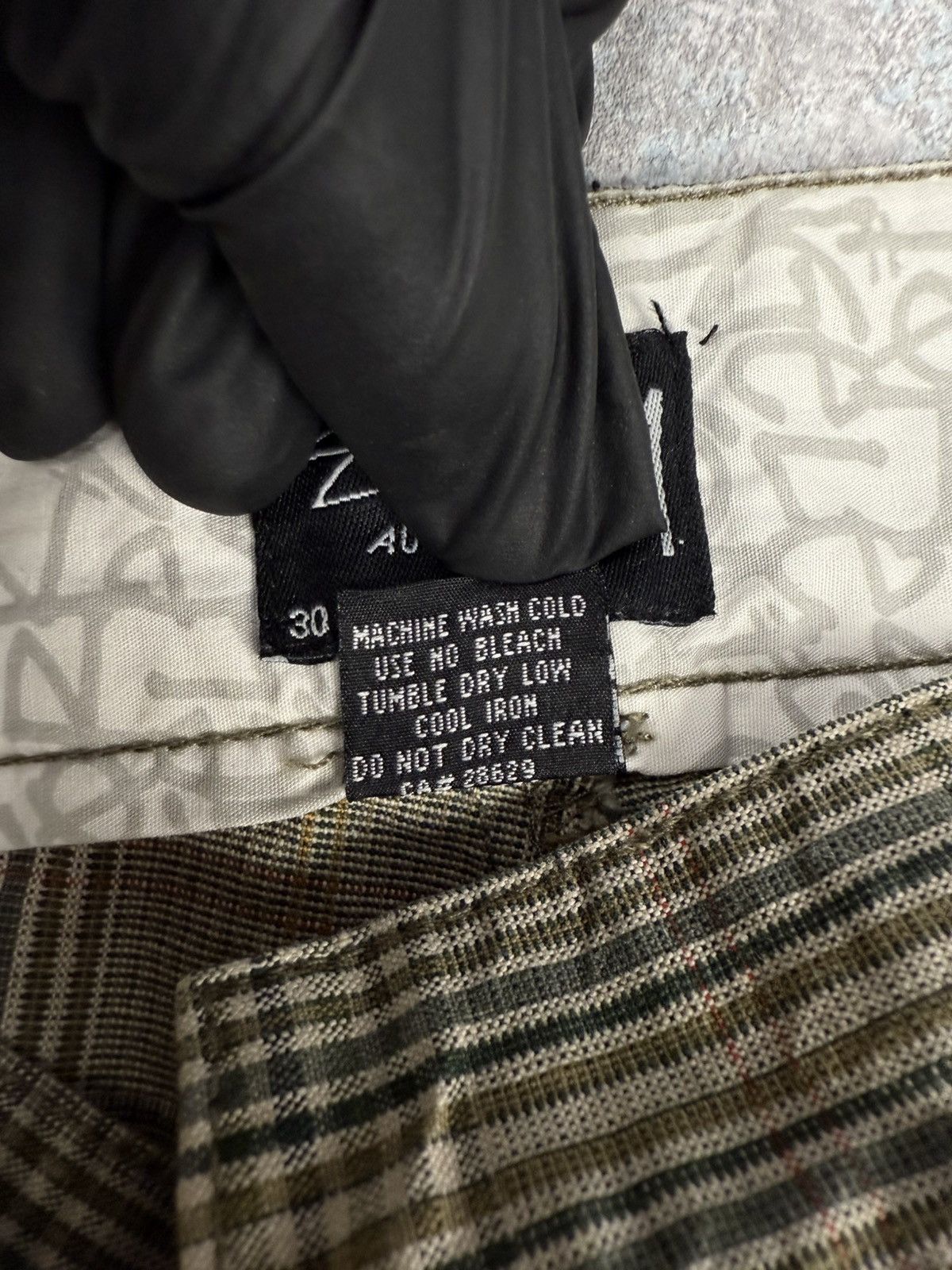 Stussy Vintage Stussy Plaid Brown Tartan Check Dress Pants Size 30 Size US 30 / EU 46 - 11 Thumbnail