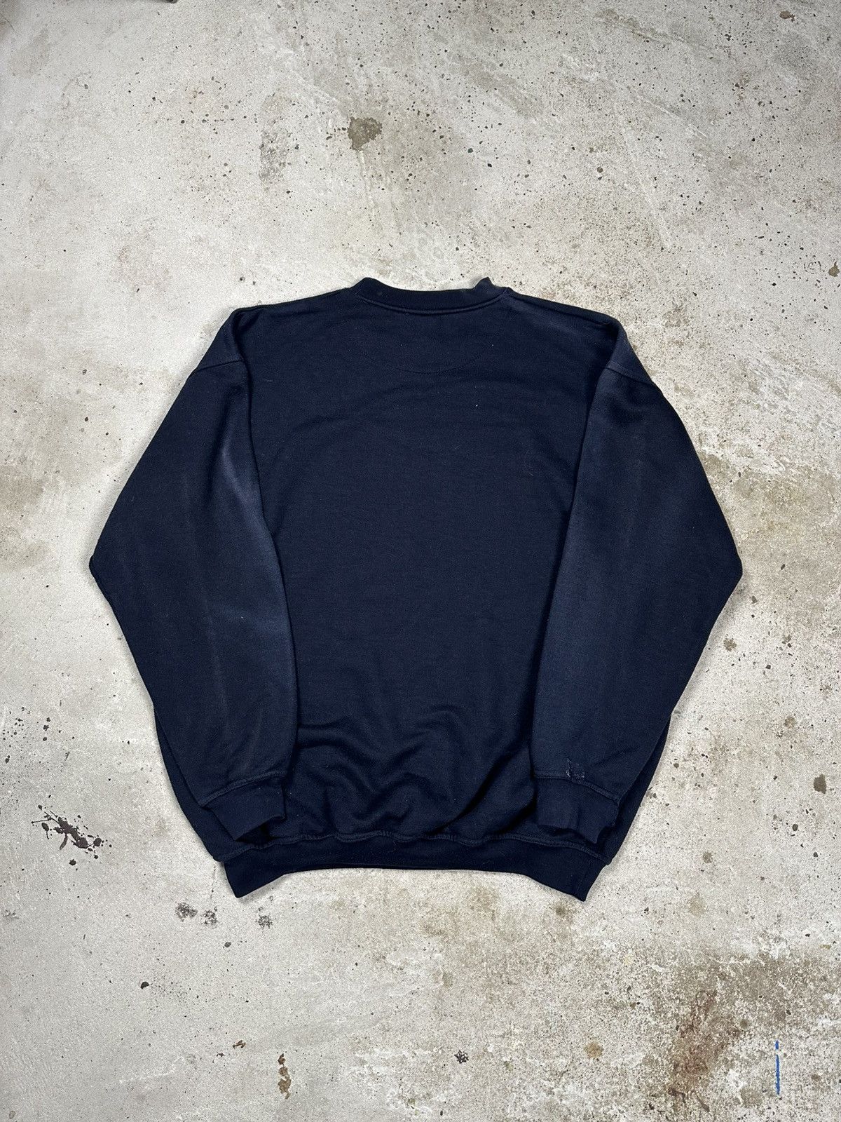 Diesel Vintage 90s Diesel Distressed Faded Crewneck Jumper Size US XL / EU 56 / 4 - 2 Thumbnail