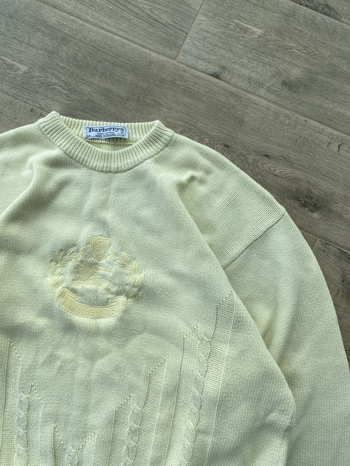 Burberry Burberry Big Logo Knit Sweater Size US L / EU 52-54 / 3 - 7 Thumbnail