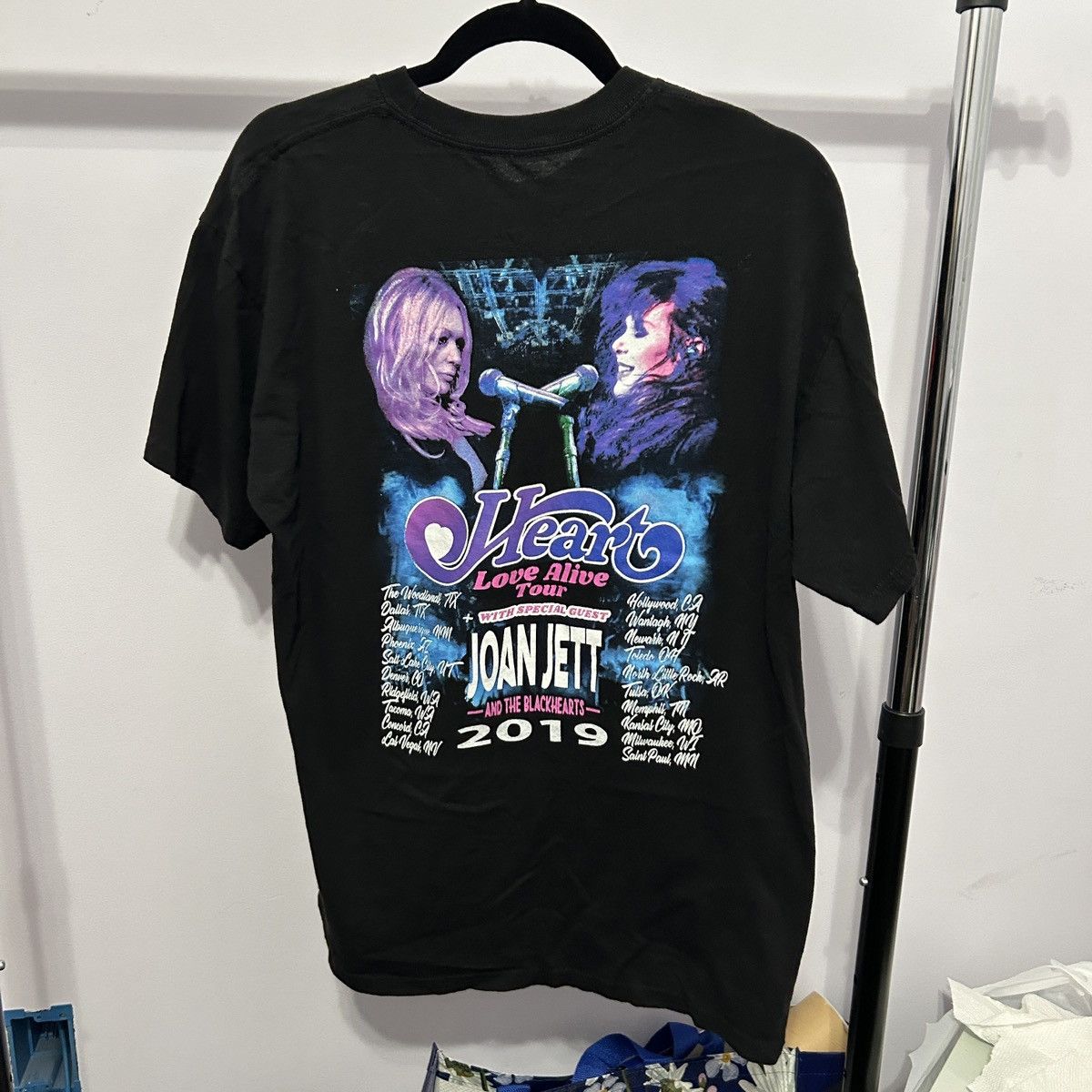 Alstyle Alstyle Heart Love Alice Black Graphic Tee Sz L - "Wally" Size US L / EU 52-54 / 3 - 3 Thumbnail