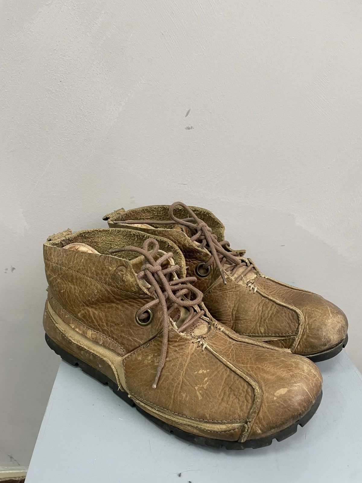 Japanese Brand 90s Vintage Leather Cowboy Leather Boots A.s. 98 shoes Size US 10 / EU 43 - 7 Thumbnail