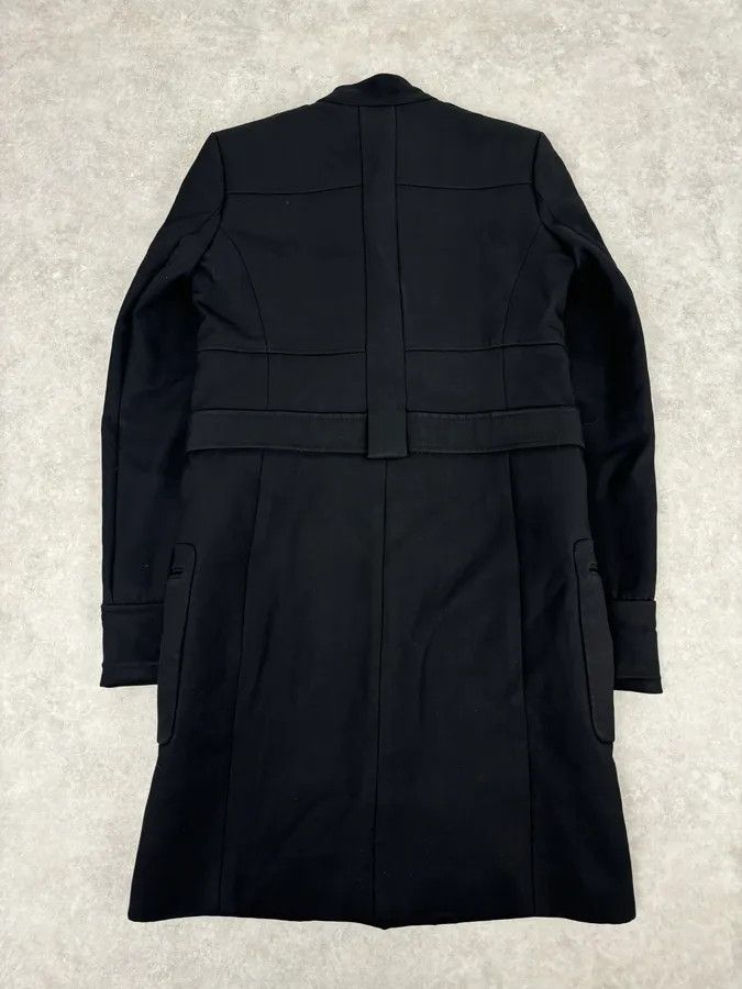 Balenciaga AW2005 Balenciaga Long Premium Wool Black Trench Coat Size US S / EU 44-46 / 1 - 2 Thumbnail