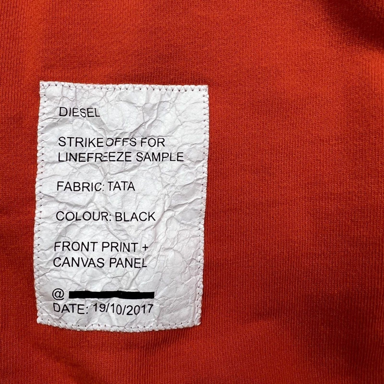 Diesel Diesel Strike Offs For Line Freeze Sample Hoodie Graphic Size US M / EU 48-50 / 2 - 6 Thumbnail
