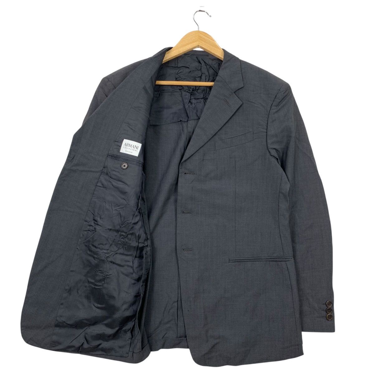 Armani Collezioni × Designer ARMANI Collezioni Made In Italy Italian Designer Blazer Coat Size 42R - 1 Thumbnail