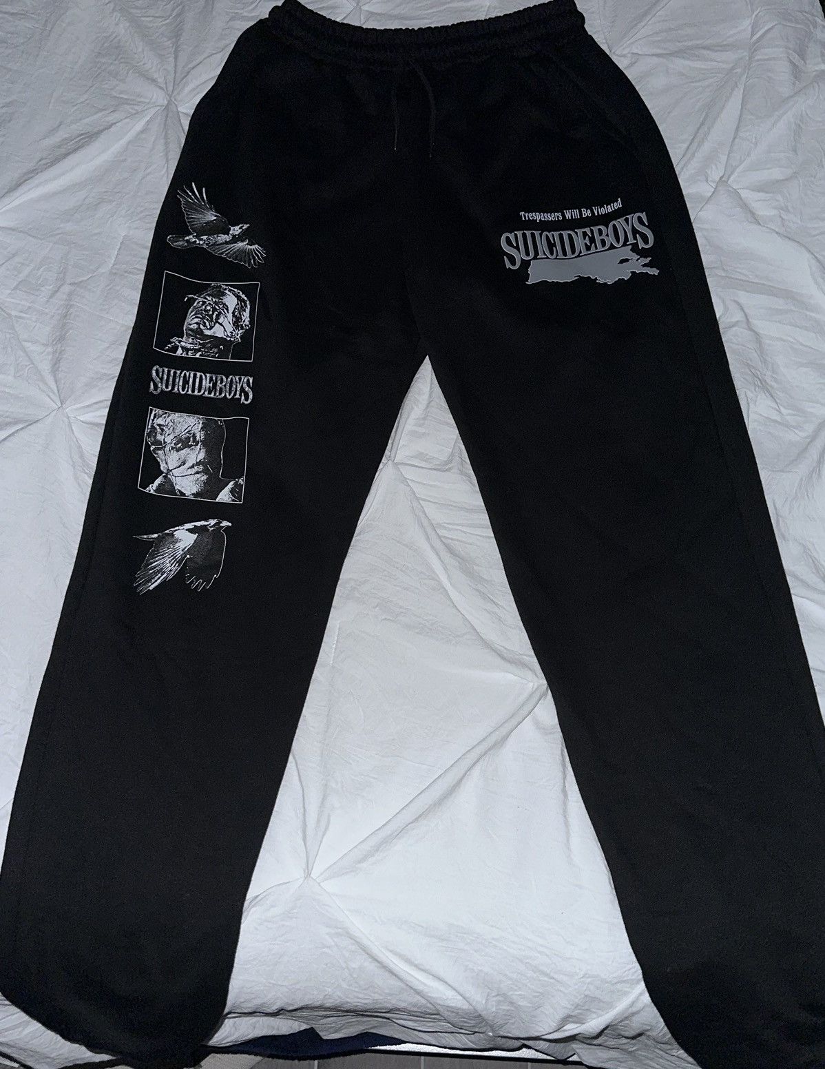 image of Fuck The Population x G59 Records (Xxl) Halloween $Carecrow Sweats (Black), Men's (Size 38)