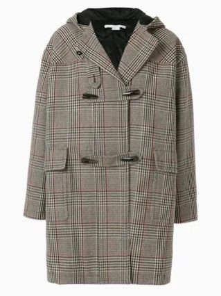 Stella McCartney Checked duffle coat from 2018FW Size US XL / EU 56 / 4 - 1 Thumbnail