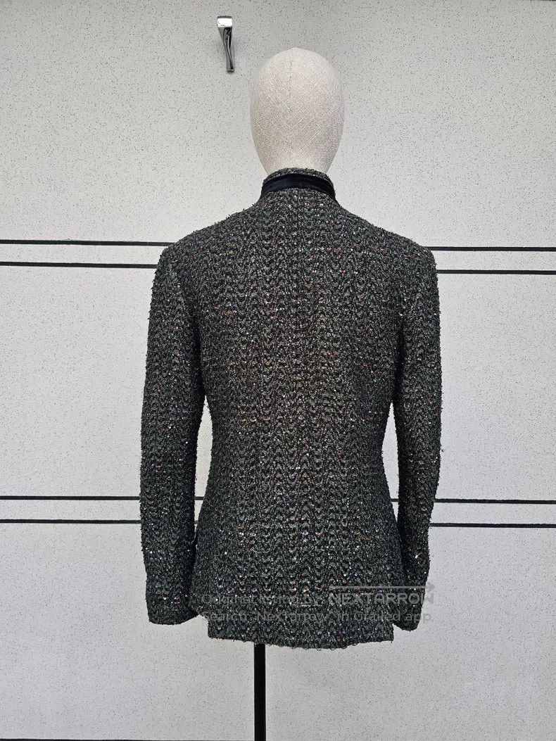 Haider Ackermann Haider Ackermann Tweed Jacket Size XS / US 0-2 / IT 36-38 - 4 Thumbnail