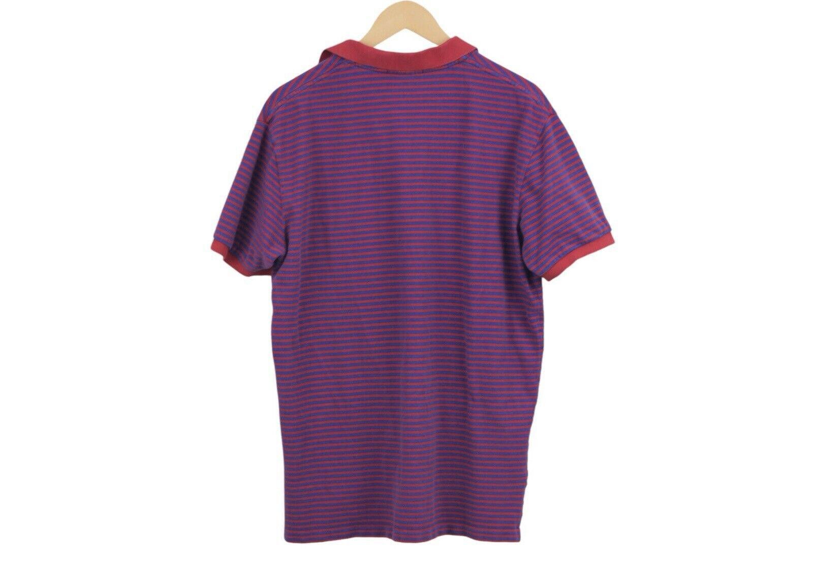 Polo Ralph Lauren Vintage Polo Ralph Lauren Red Blue Striped Polo Shirt Men L Size US L / EU 52-54 / 3 - 2 Thumbnail