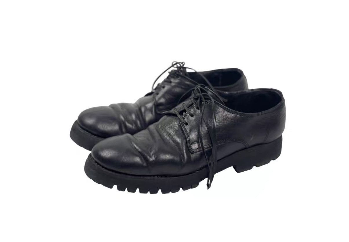 Guidi Black Leather Lace-Up Shoes Size 9.5 Size US 9.5 / EU 42-43 - 1 Thumbnail